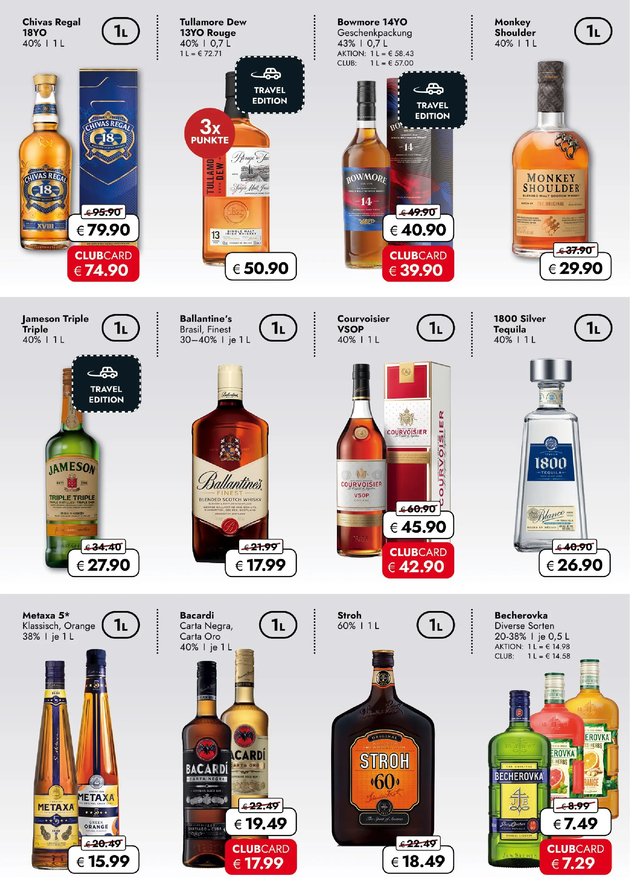 Travel FREE Aktionsangebote von 20.02.2026 - Aktuelle Angebote | Seite: 2 | Produkte: Whiskey, Regal, Rouge, Szilvabefőtt