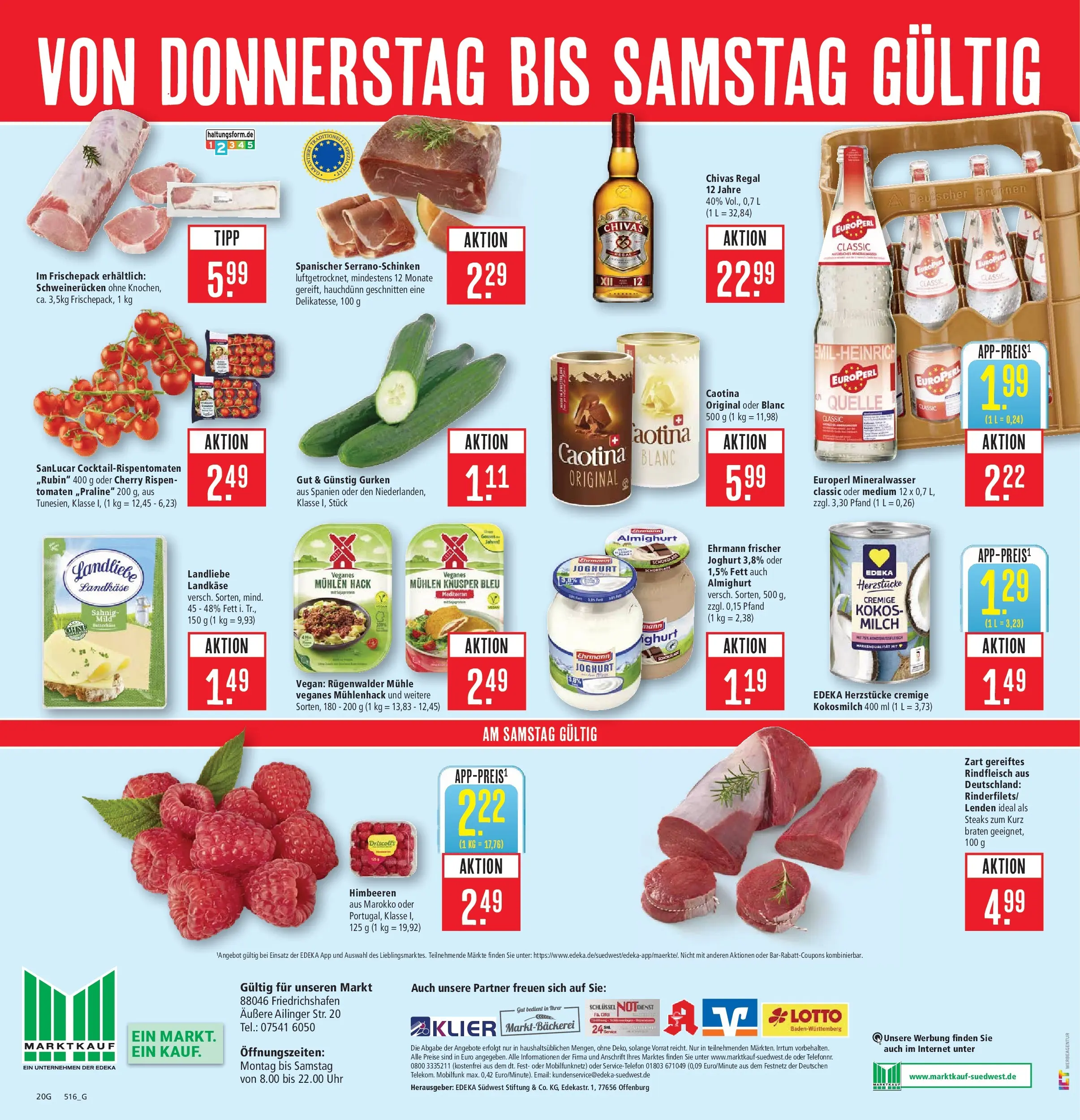 Marktkauf - Marktkauf: Wochenangebote (ab 22.02.2026) » Angebote online | Seite: 28 | Produkte: Milch, Joghurt, Rindfleisch, Gurken