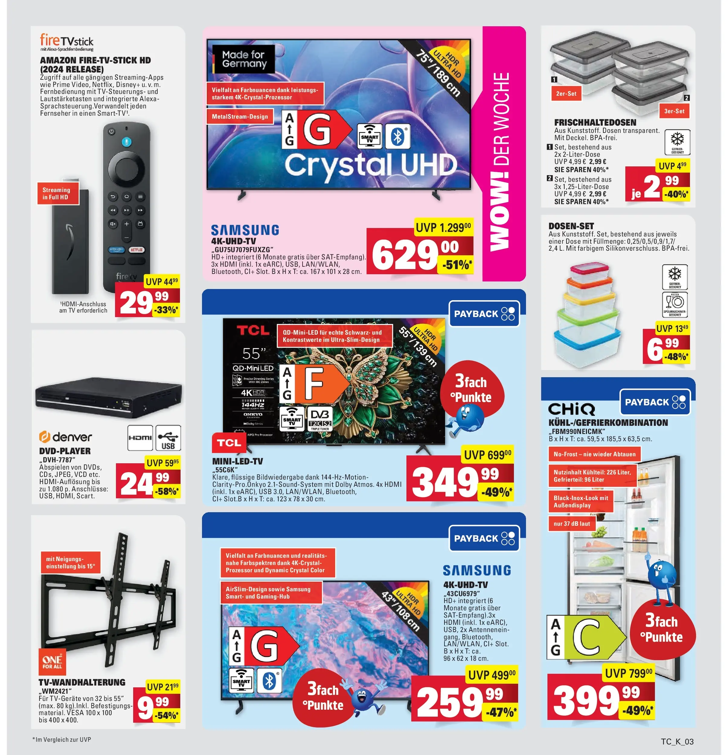 Marktkauf - Marktkauf: Wochenangebote (ab 22.02.2026) » Angebote online | Seite: 31 | Produkte: USB, Samsung, TV, Fernseher