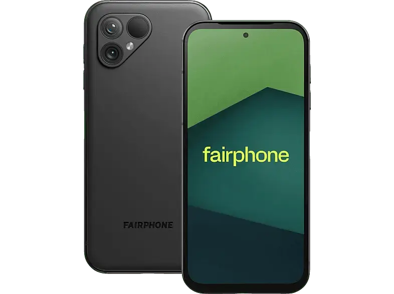 Fairphone 5, 5G 128 GB, Matte Black, Dual SIM
