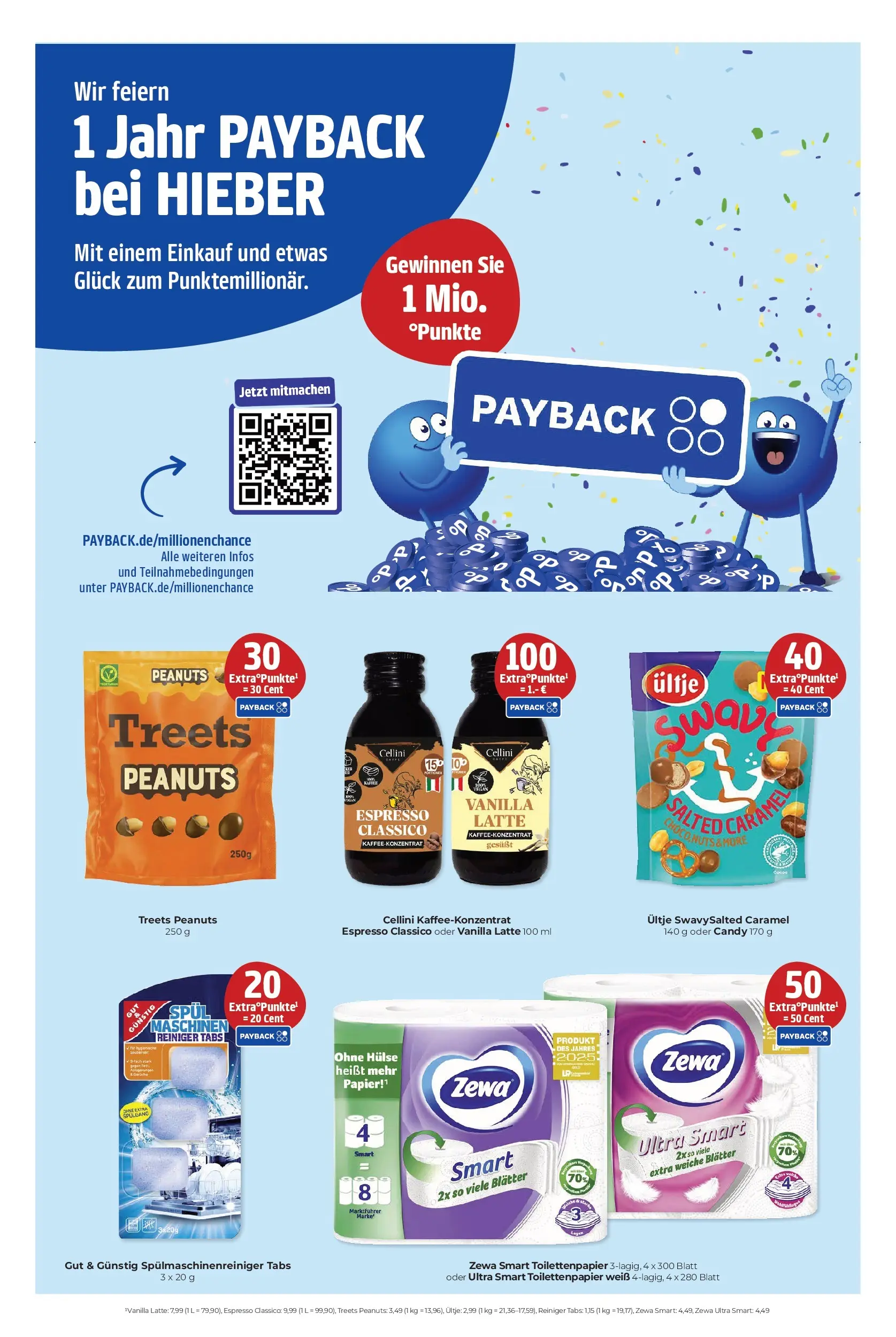 Angebote - Hieber's Frischecenter: Meine Woche (ab 22.02.2026) zum Blättern | Seite: 17 | Produkte: Kaffee, Zewa, Spülmaschinenreiniger, Toilettenpapier