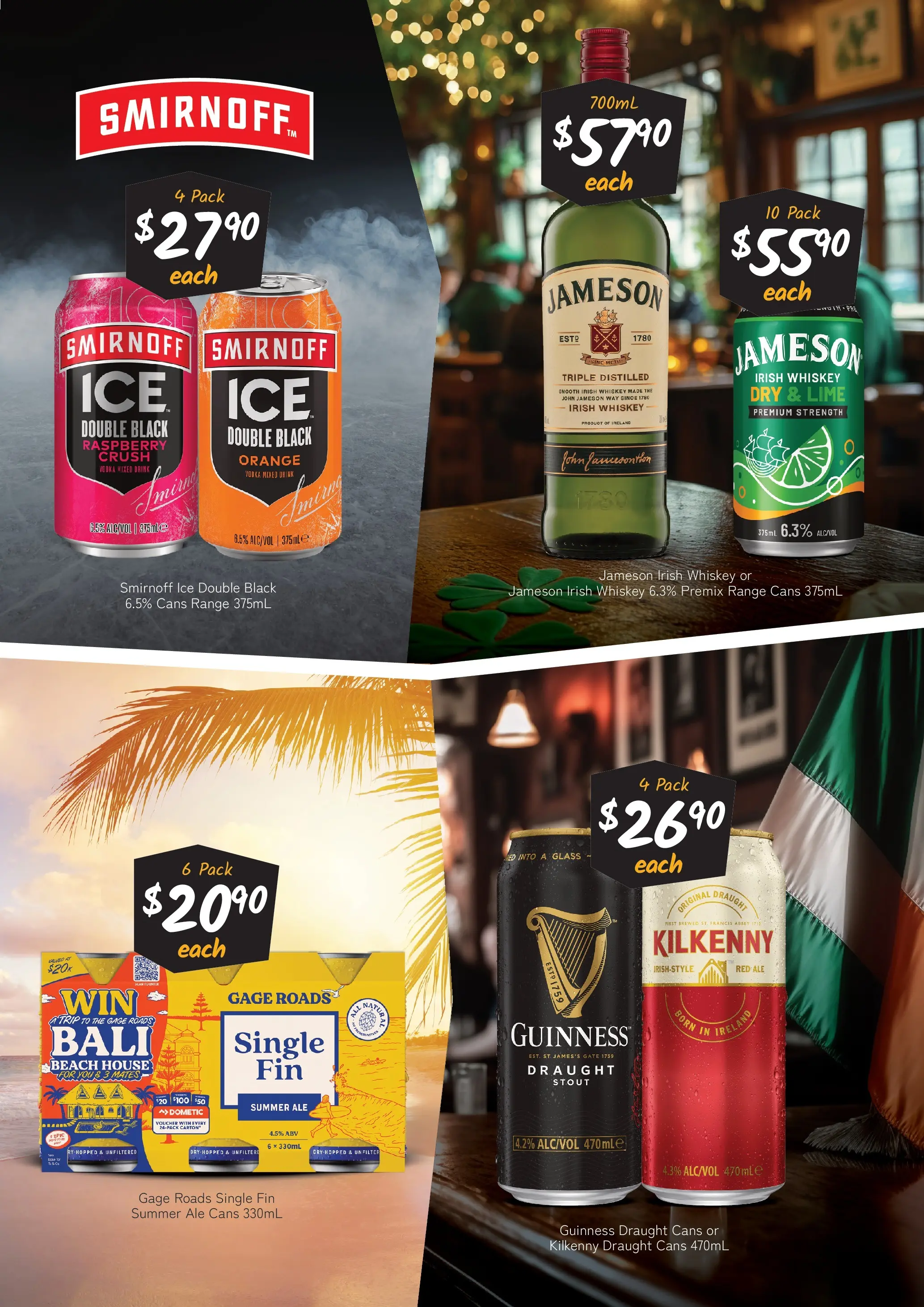 Cellarbrations Catalogue Roma  - 23/02/2026 > weekly / monthly specials | Page: 2 | Products: Gate, Vodka, Whiskey, Raspberry
