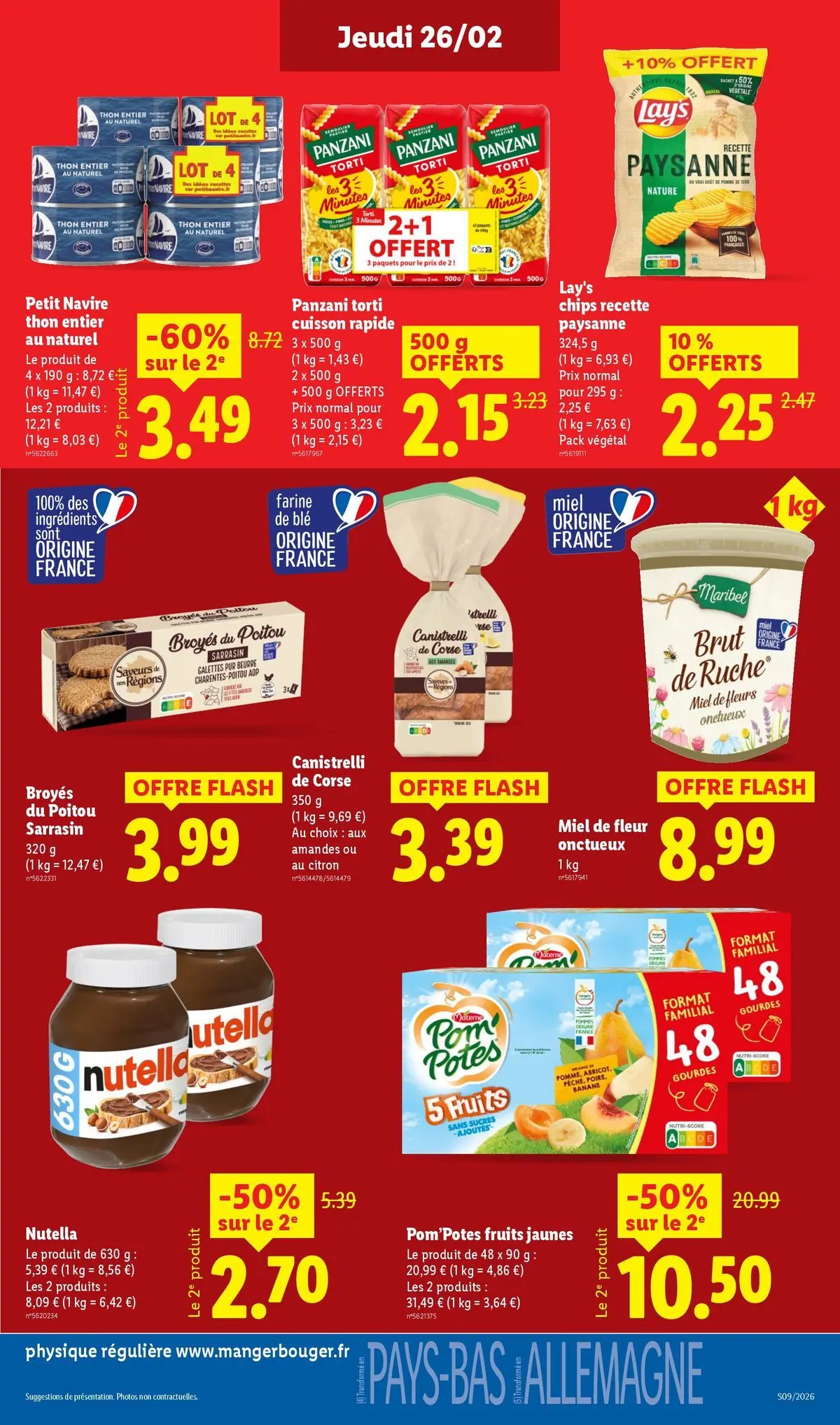 Catalogue LIDL du 25/02/2026 | Promo prospectus en ligne | Page: 17 | Produits: Citron, Pom'potes, Miel, Chips Catalogue LIDL du 25/02/2026 | Promo prospectus en ligne | Page: 17 | Produits: Citron, Pom'potes, Miel, Chips