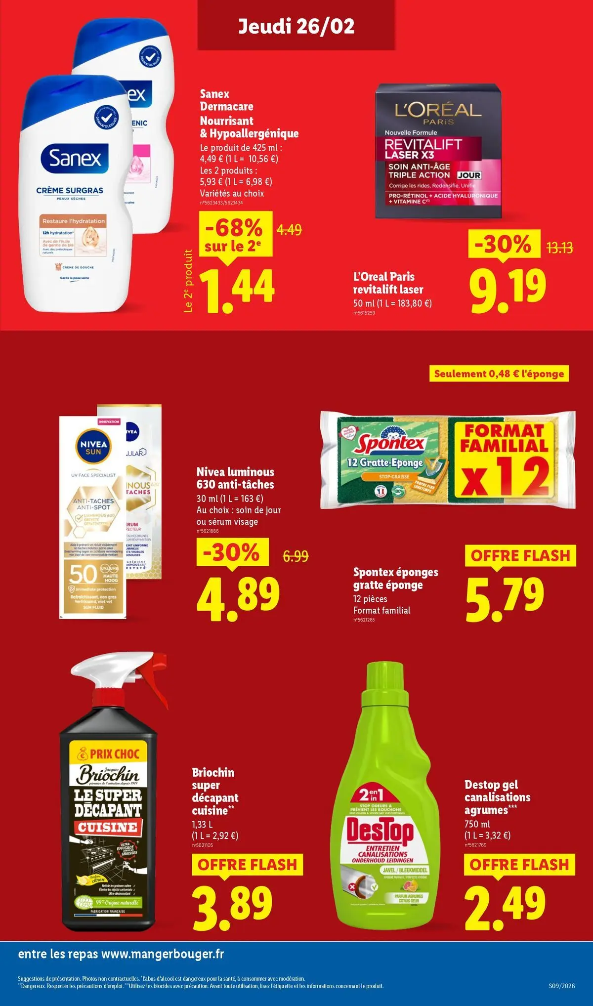 Catalogue LIDL du 25/02/2026 | Promo prospectus en ligne | Page: 19 | Produits: Serum, Parfum, Gel douche, Douche Catalogue LIDL du 25/02/2026 | Promo prospectus en ligne | Page: 19 | Produits: Serum, Parfum, Gel douche, Douche