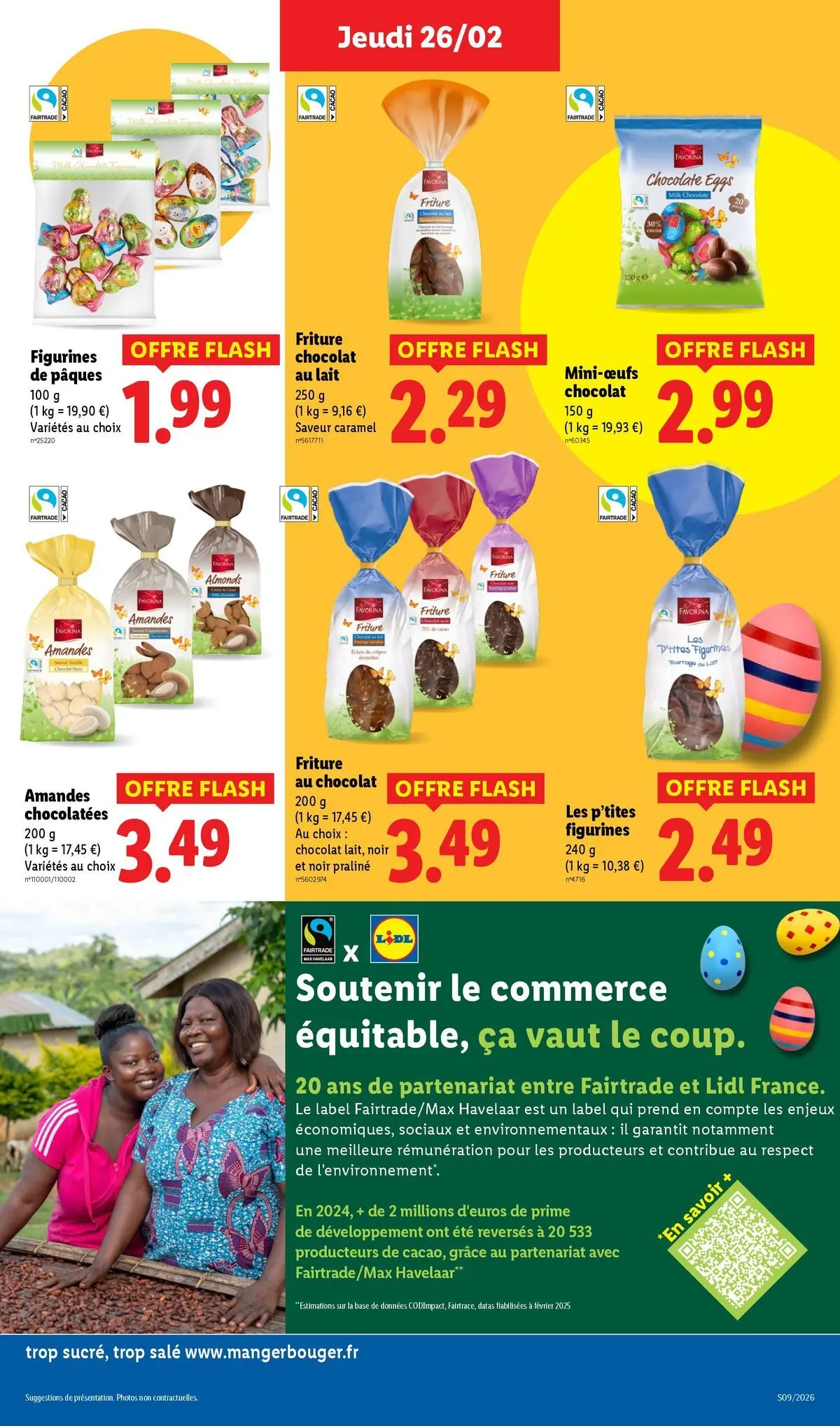 Catalogue LIDL du 25/02/2026 | Promo prospectus en ligne | Page: 25 | Produits: Lait, Chocolat, Figurines, Amandes Catalogue LIDL du 25/02/2026 | Promo prospectus en ligne | Page: 25 | Produits: Lait, Chocolat, Figurines, Amandes