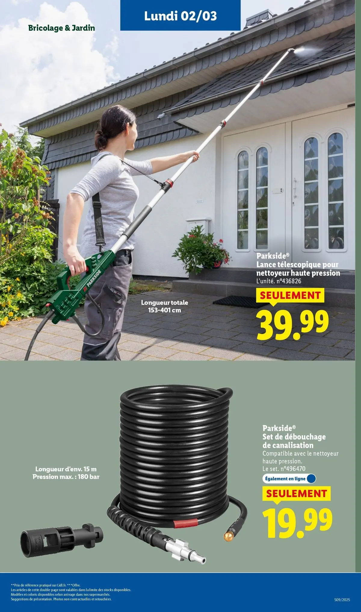 Catalogue LIDL du 25/02/2026 | Promo prospectus en ligne | Page: 61 | Produits: Nettoyeur haute pression Catalogue LIDL du 25/02/2026 | Promo prospectus en ligne | Page: 61 | Produits: Nettoyeur haute pression