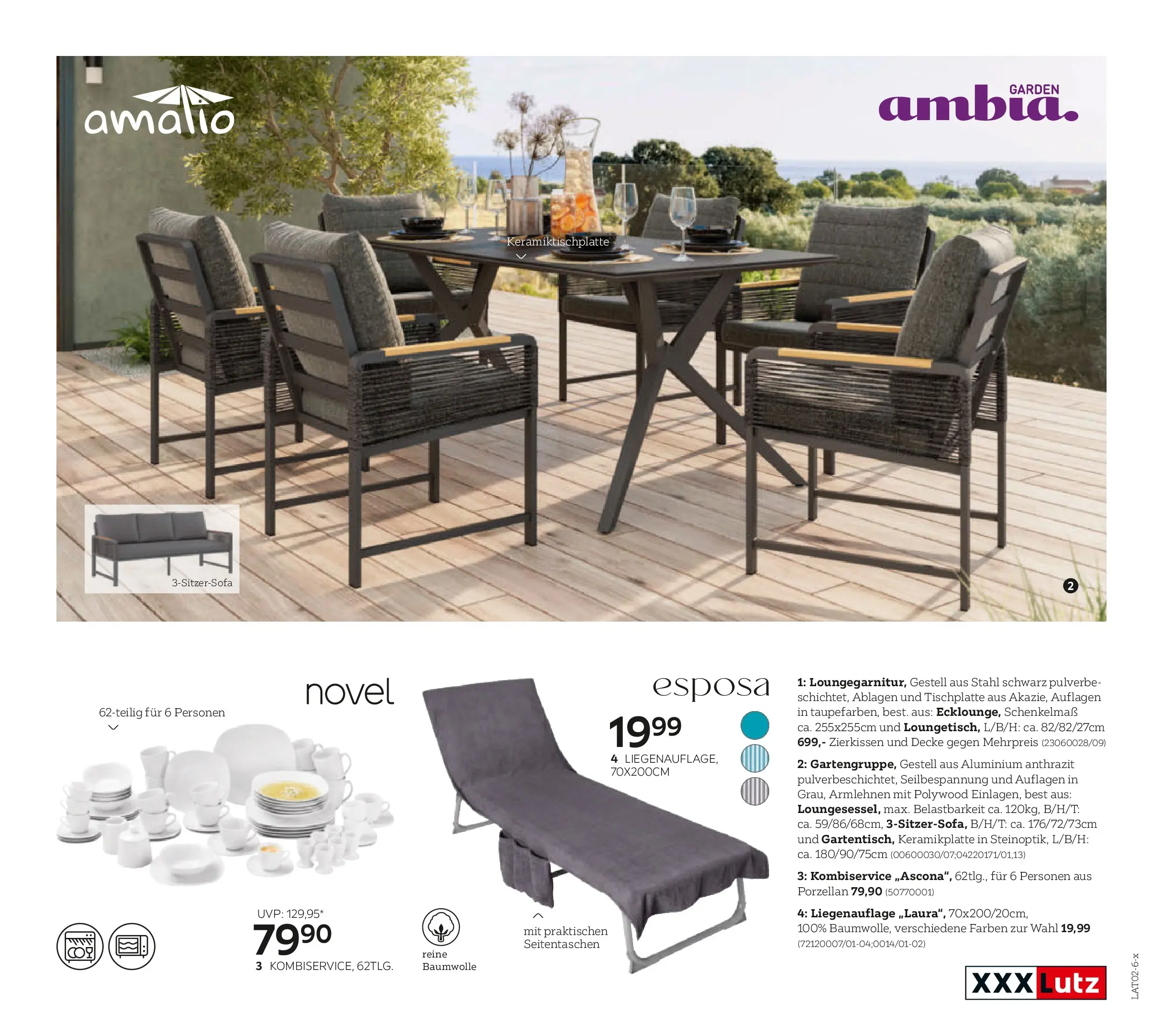 XXXLutz Gartenkatalog von 30.03.2026 - Aktuelle Angebote | Seite: 29 | Produkte: Decke