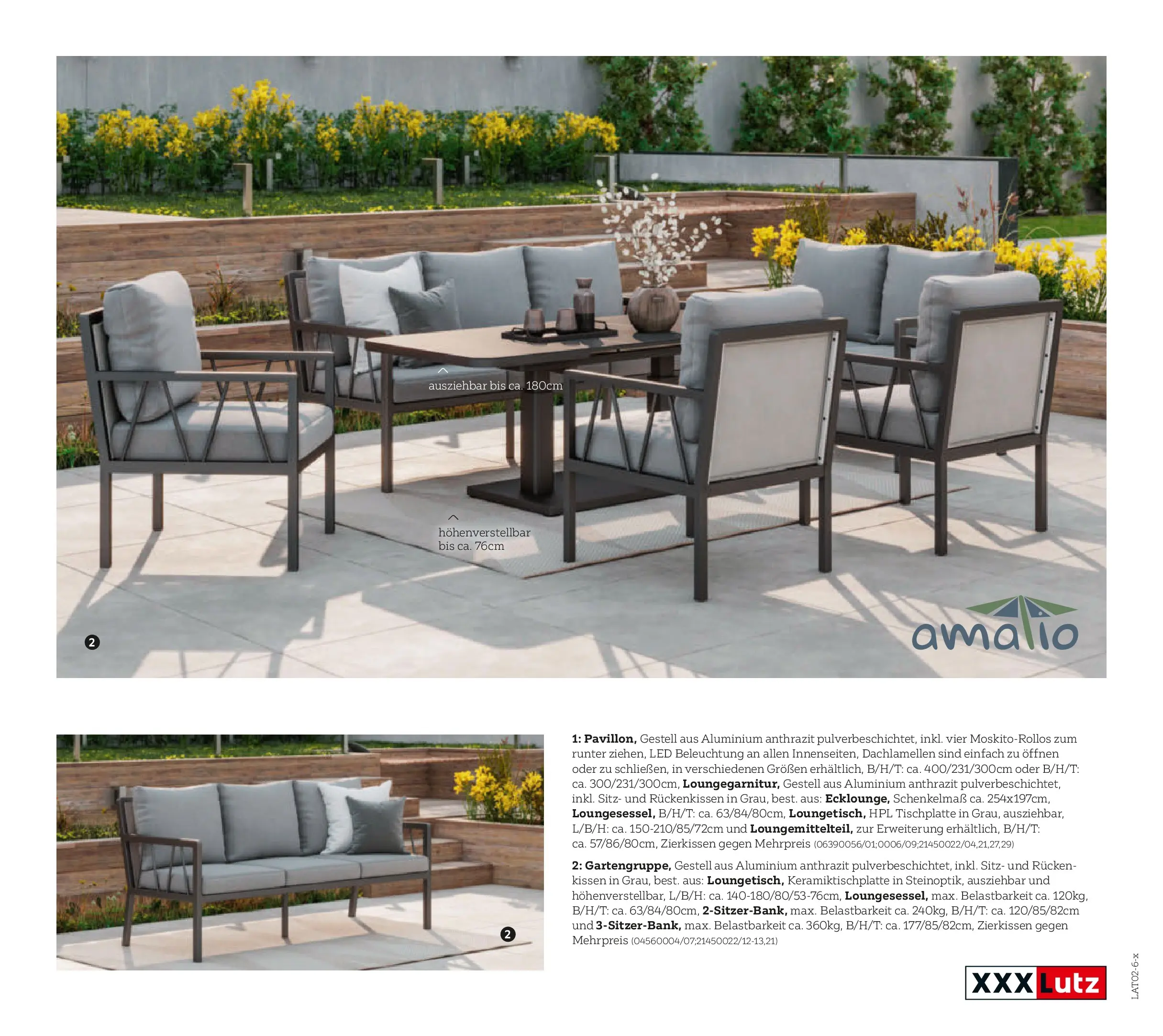 XXXLutz Gartenkatalog von 30.03.2026 - Aktuelle Angebote | Seite: 37 | Produkte: Kissen