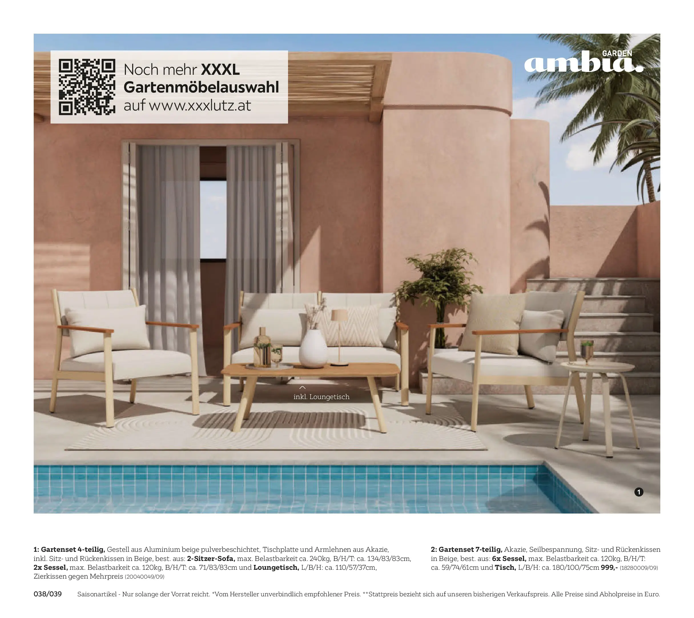 XXXLutz Gartenkatalog von 30.03.2026 - Aktuelle Angebote | Seite: 38