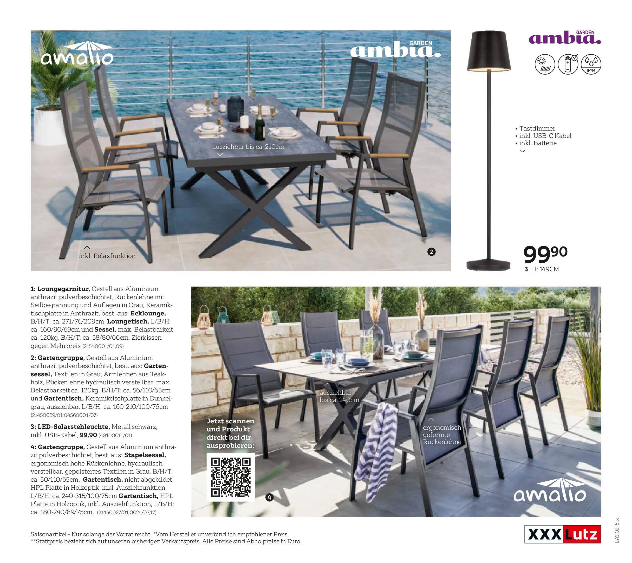 XXXLutz Gartenkatalog von 30.03.2026 - Aktuelle Angebote | Seite: 49 | Produkte: Kabel, Batterie