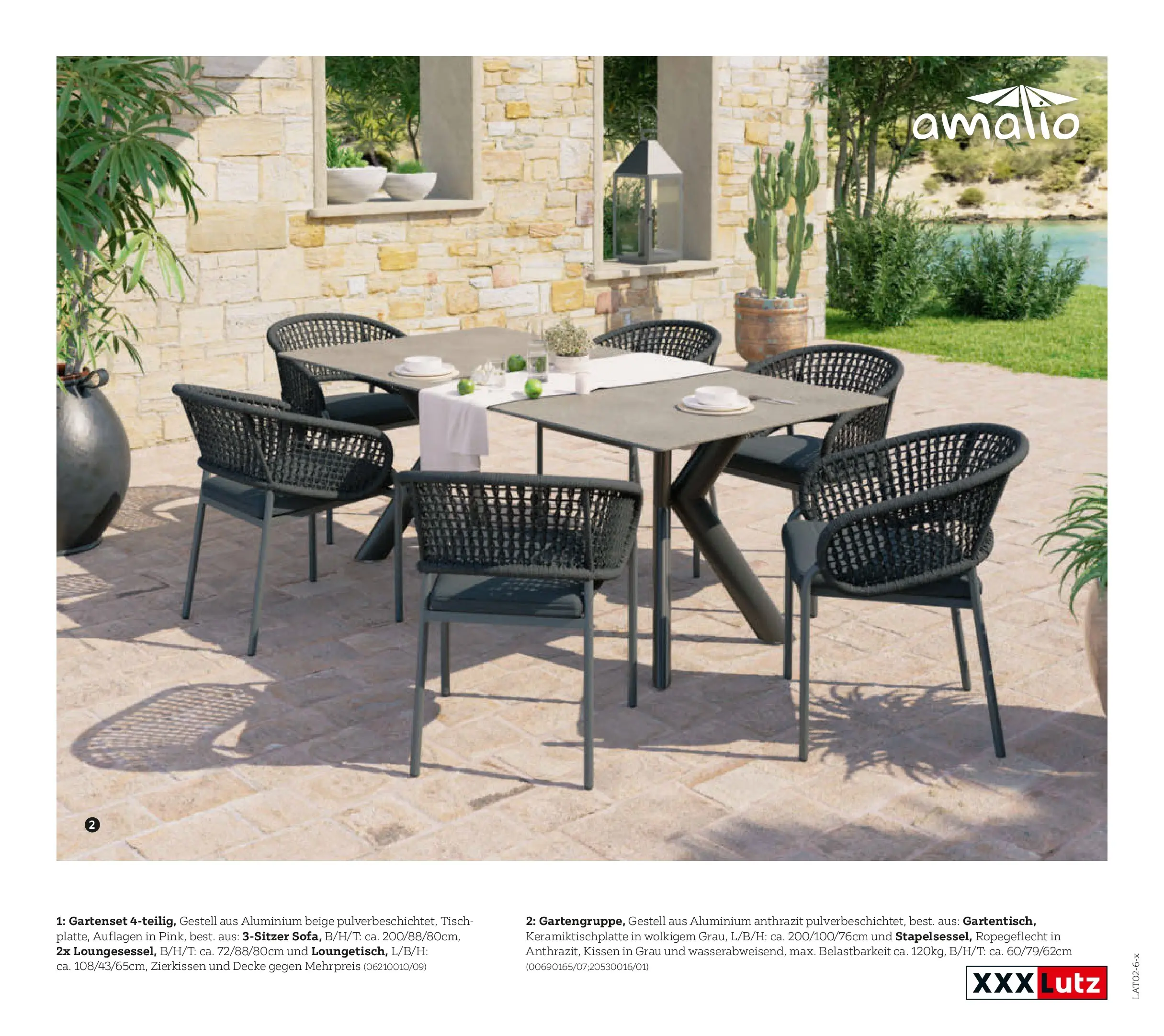 XXXLutz Gartenkatalog von 30.03.2026 - Aktuelle Angebote | Seite: 53 | Produkte: Kissen, Decke, Tisch