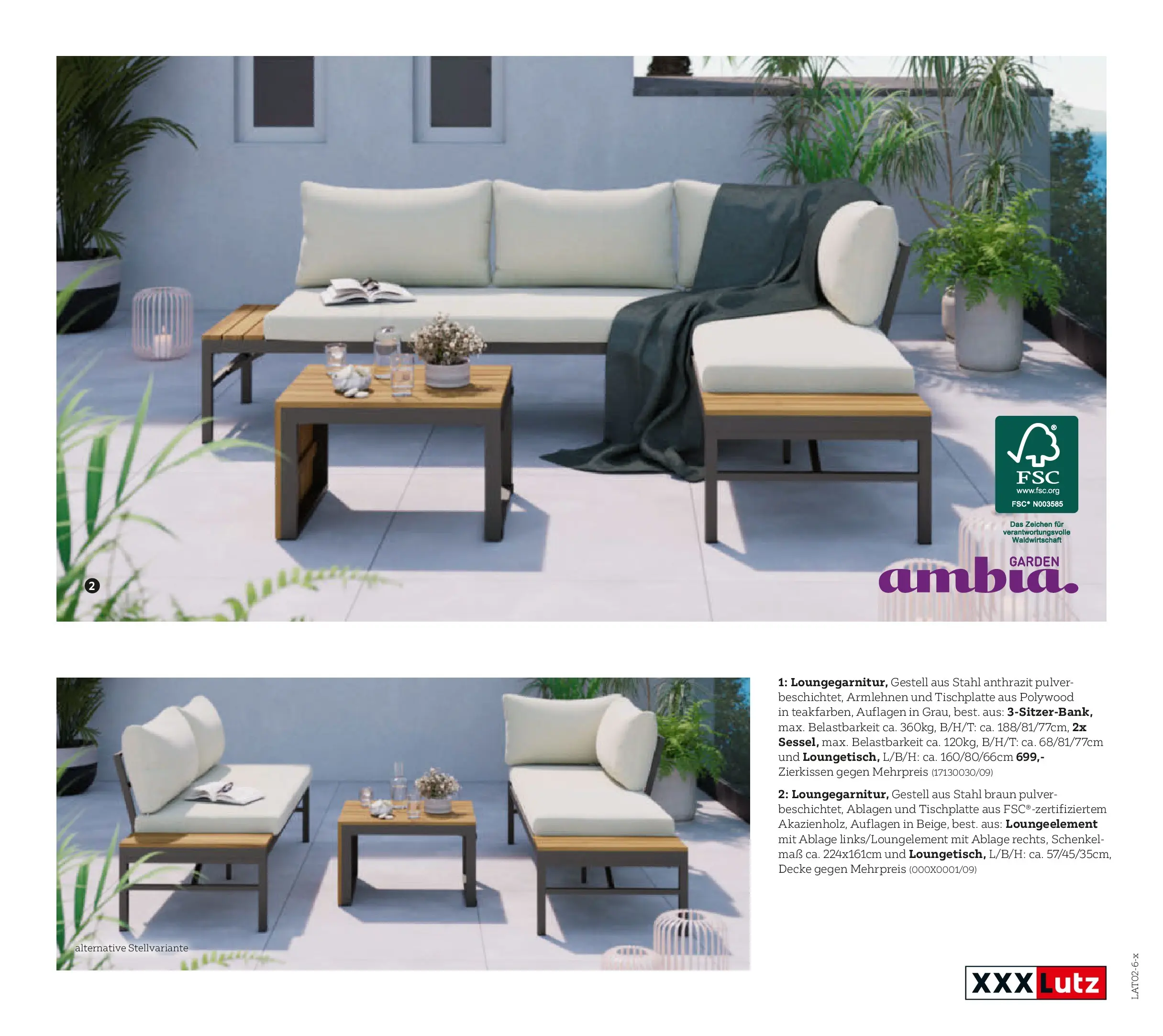 XXXLutz Gartenkatalog von 30.03.2026 - Aktuelle Angebote | Seite: 83 | Produkte: Decke