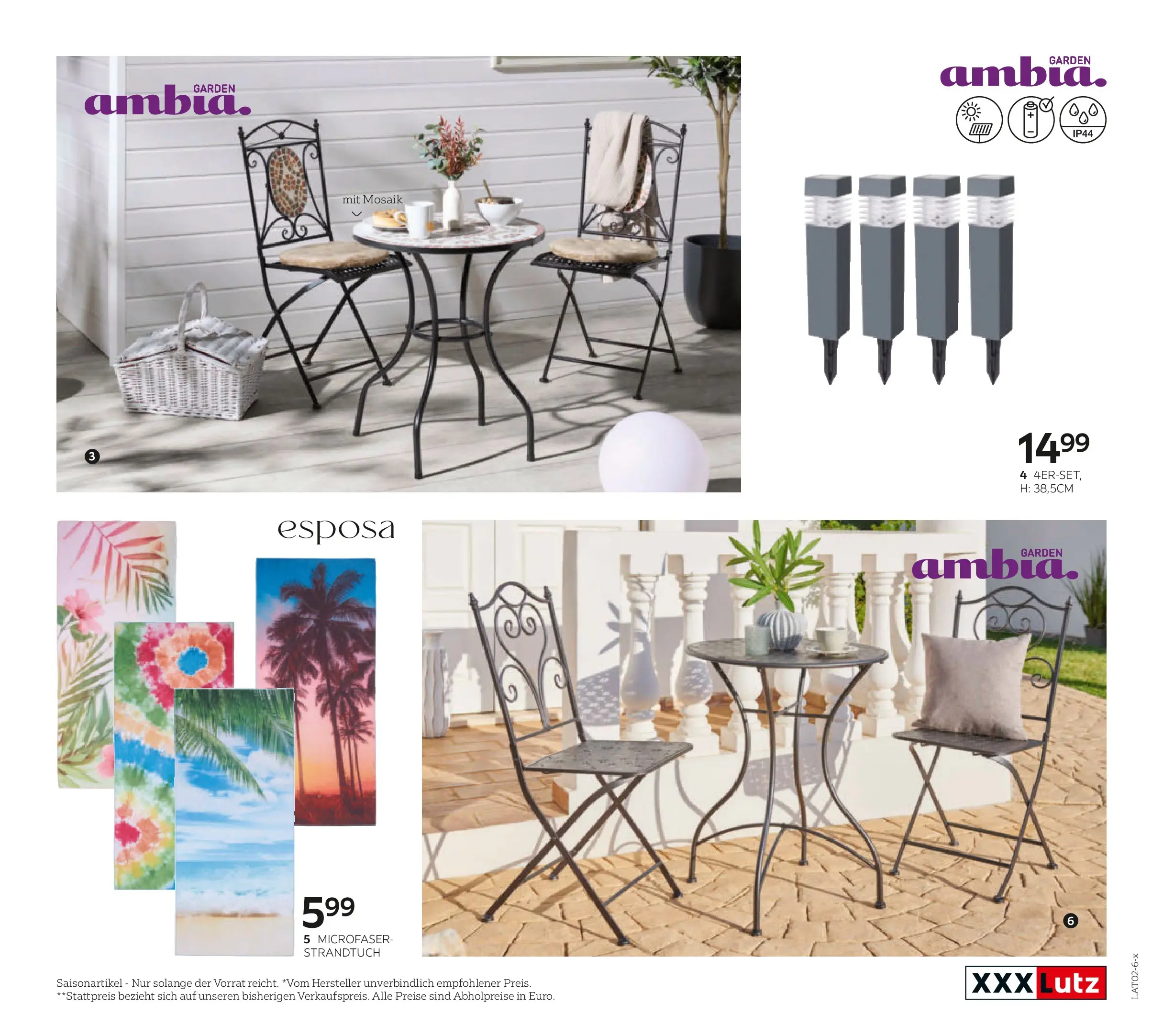 XXXLutz Gartenkatalog von 30.03.2026 - Aktuelle Angebote | Seite: 95