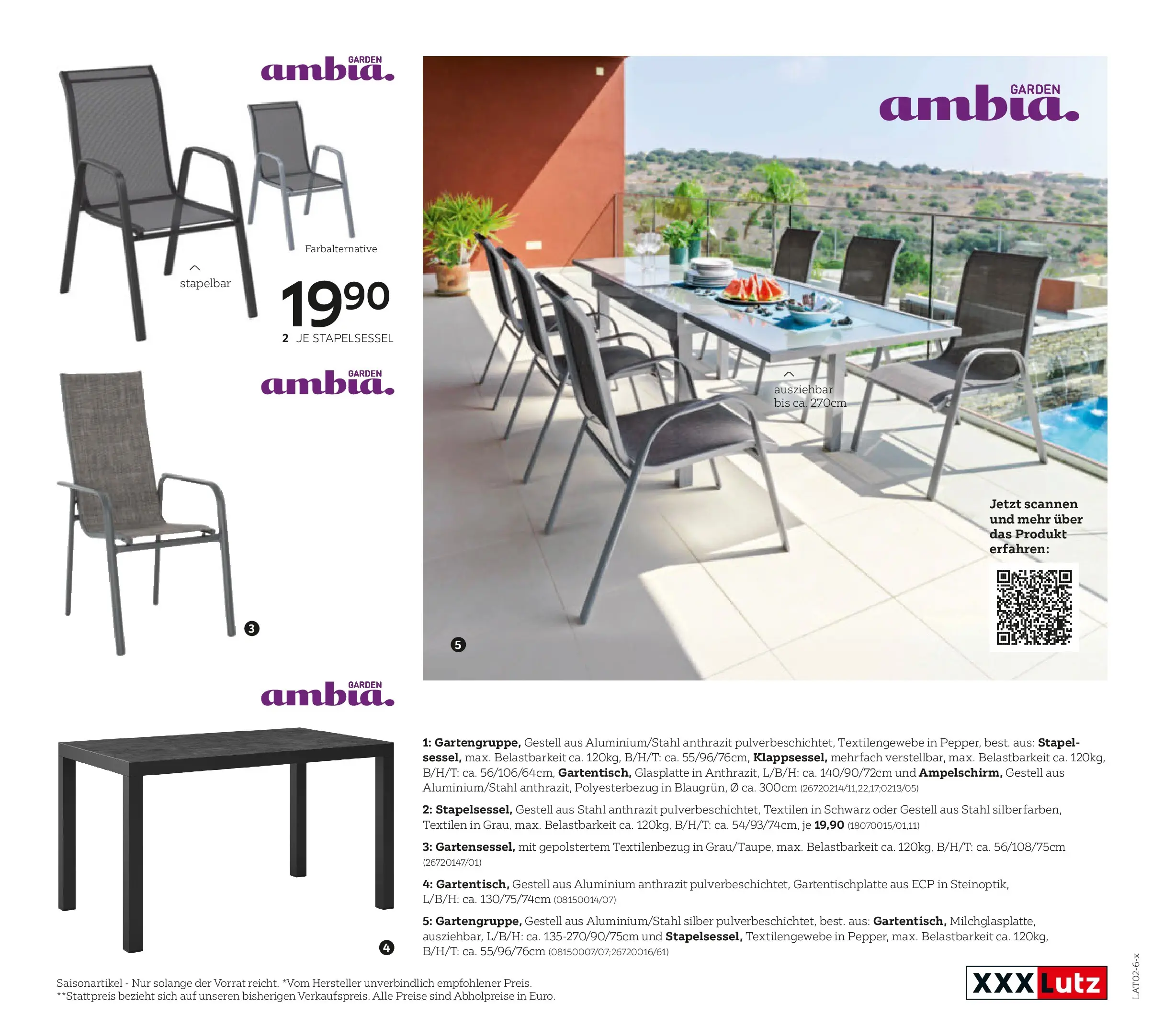 XXXLutz Gartenkatalog von 30.03.2026 - Aktuelle Angebote | Seite: 107