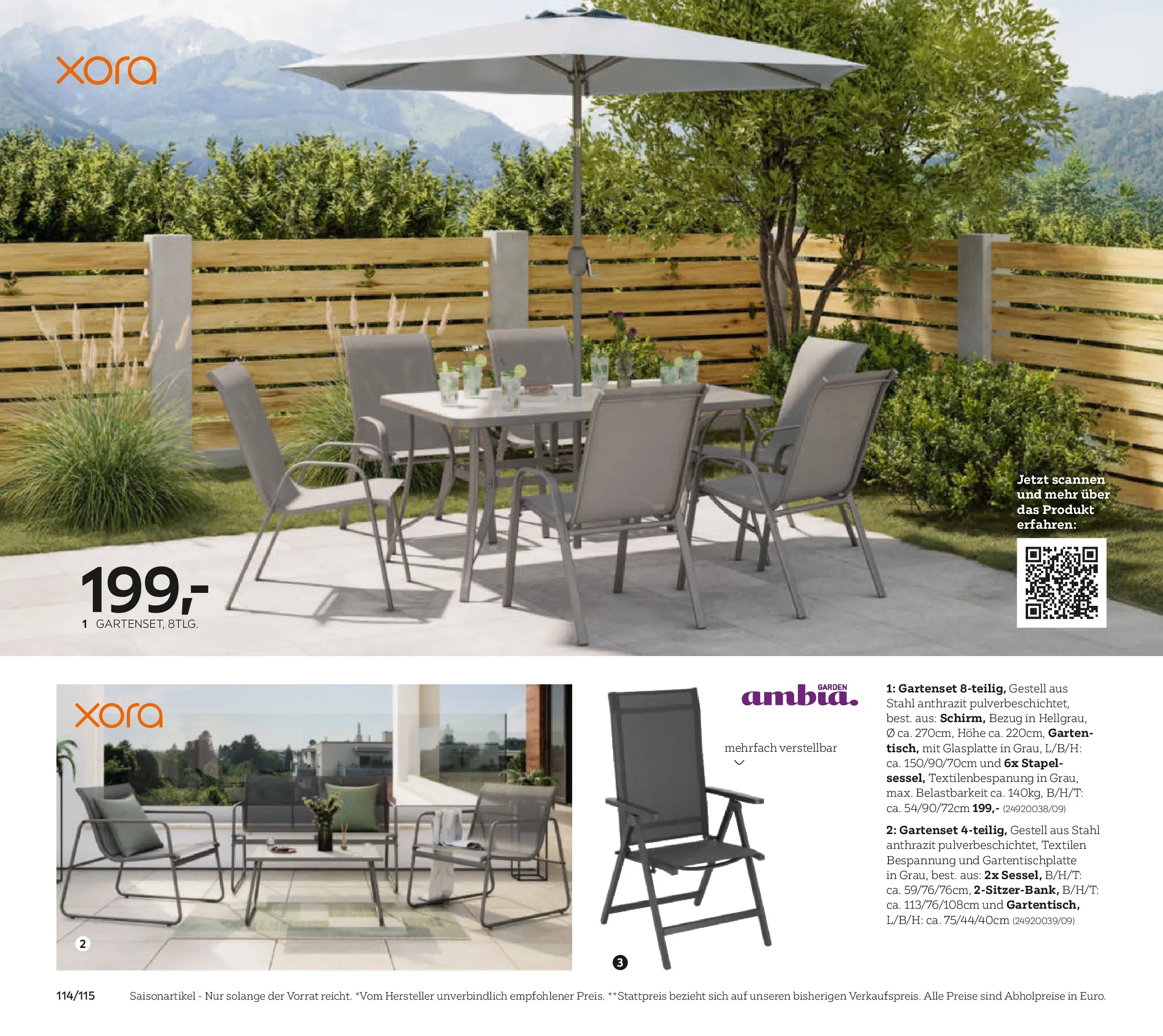 XXXLutz Gartenkatalog von 30.03.2026 - Aktuelle Angebote | Seite: 114