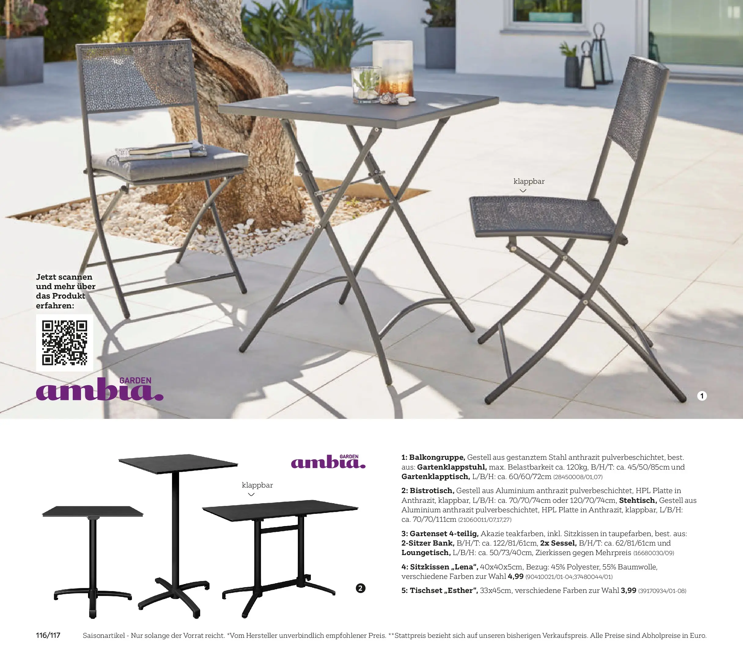 XXXLutz Gartenkatalog von 30.03.2026 - Aktuelle Angebote | Seite: 116