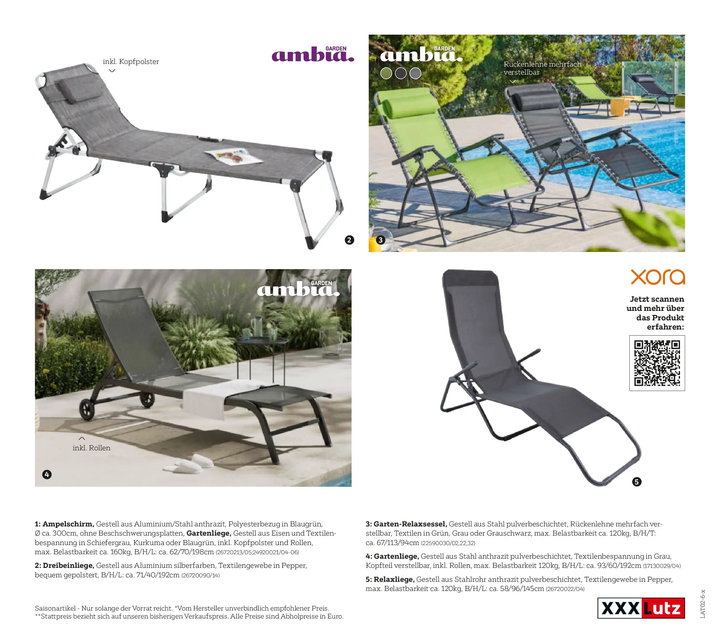 XXXLutz Gartenkatalog von 30.03.2026 - Aktuelle Angebote | Seite: 123