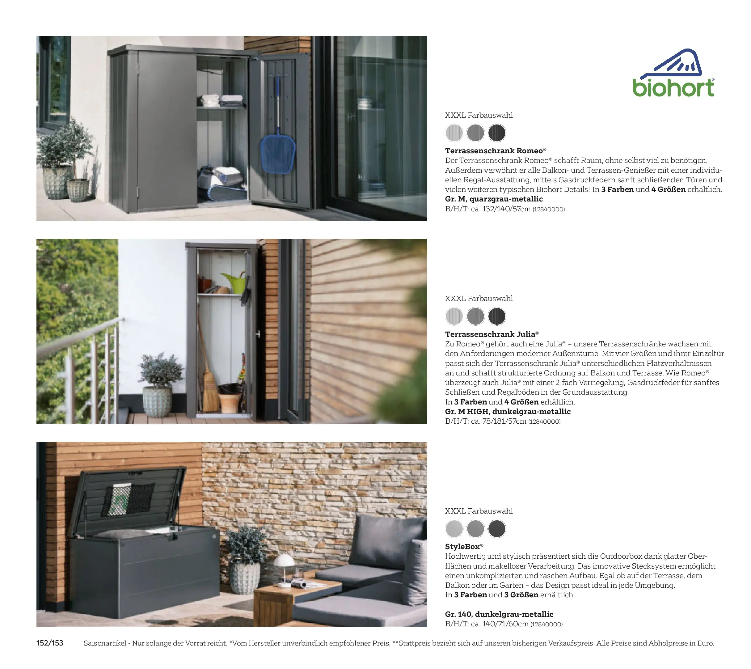 XXXLutz Gartenkatalog von 30.03.2026 - Aktuelle Angebote | Seite: 152