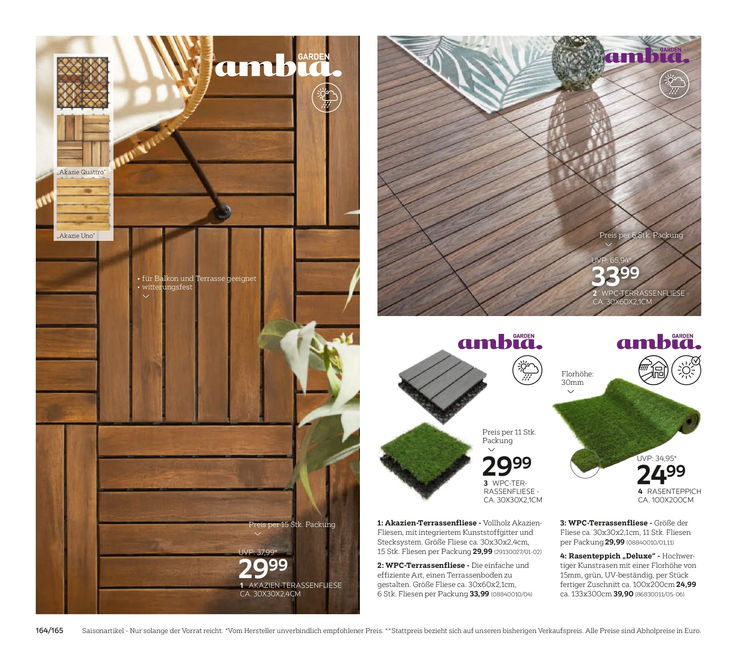 XXXLutz Gartenkatalog von 30.03.2026 - Aktuelle Angebote | Seite: 164