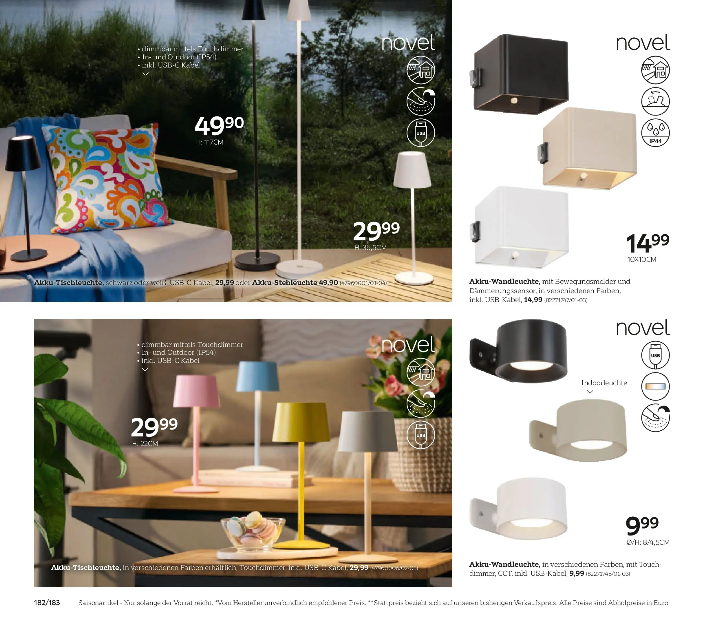 XXXLutz Gartenkatalog von 30.03.2026 - Aktuelle Angebote | Seite: 182 | Produkte: Kabel