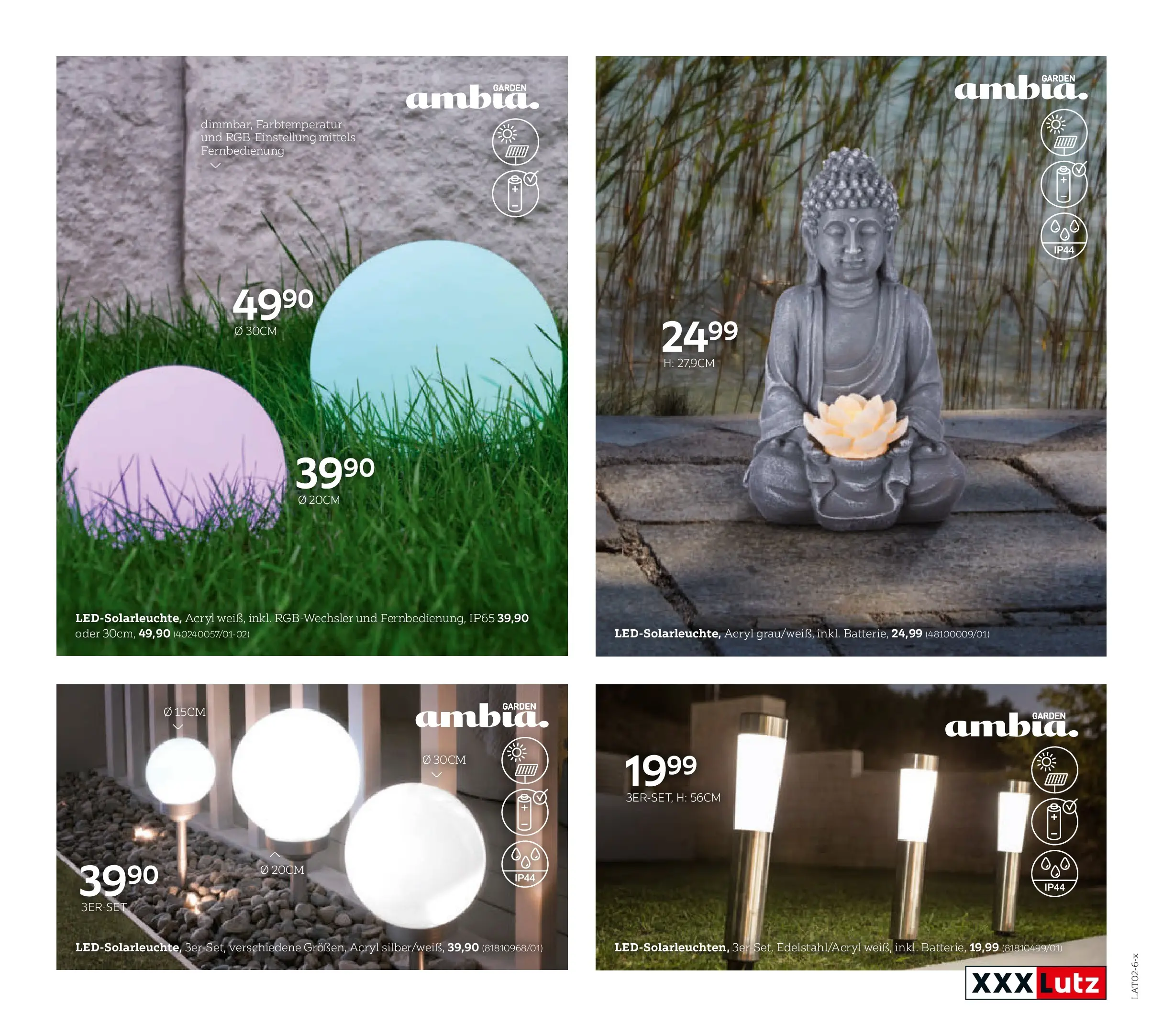 XXXLutz Gartenkatalog von 30.03.2026 - Aktuelle Angebote | Seite: 185