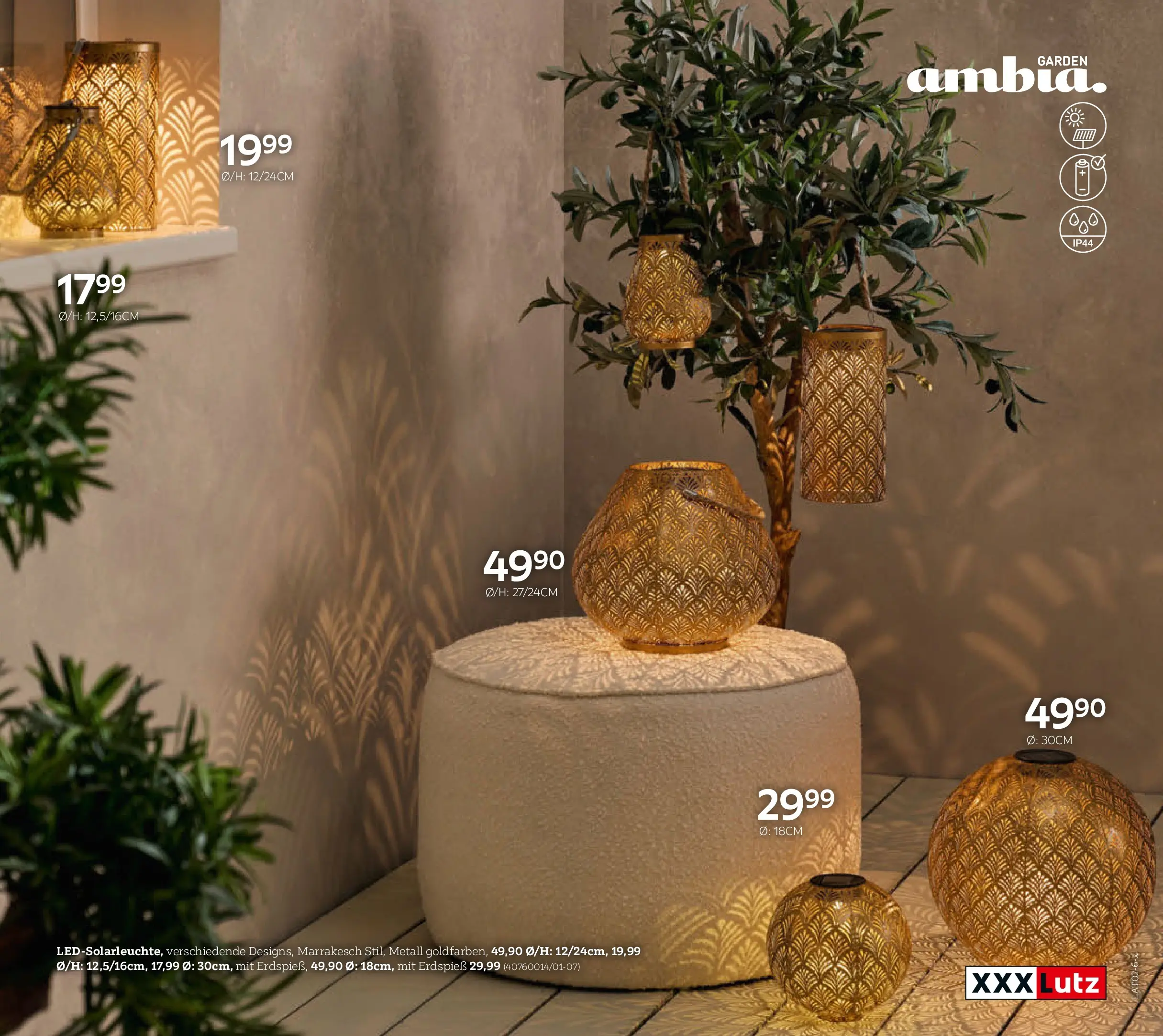 XXXLutz Gartenkatalog von 30.03.2026 - Aktuelle Angebote | Seite: 187