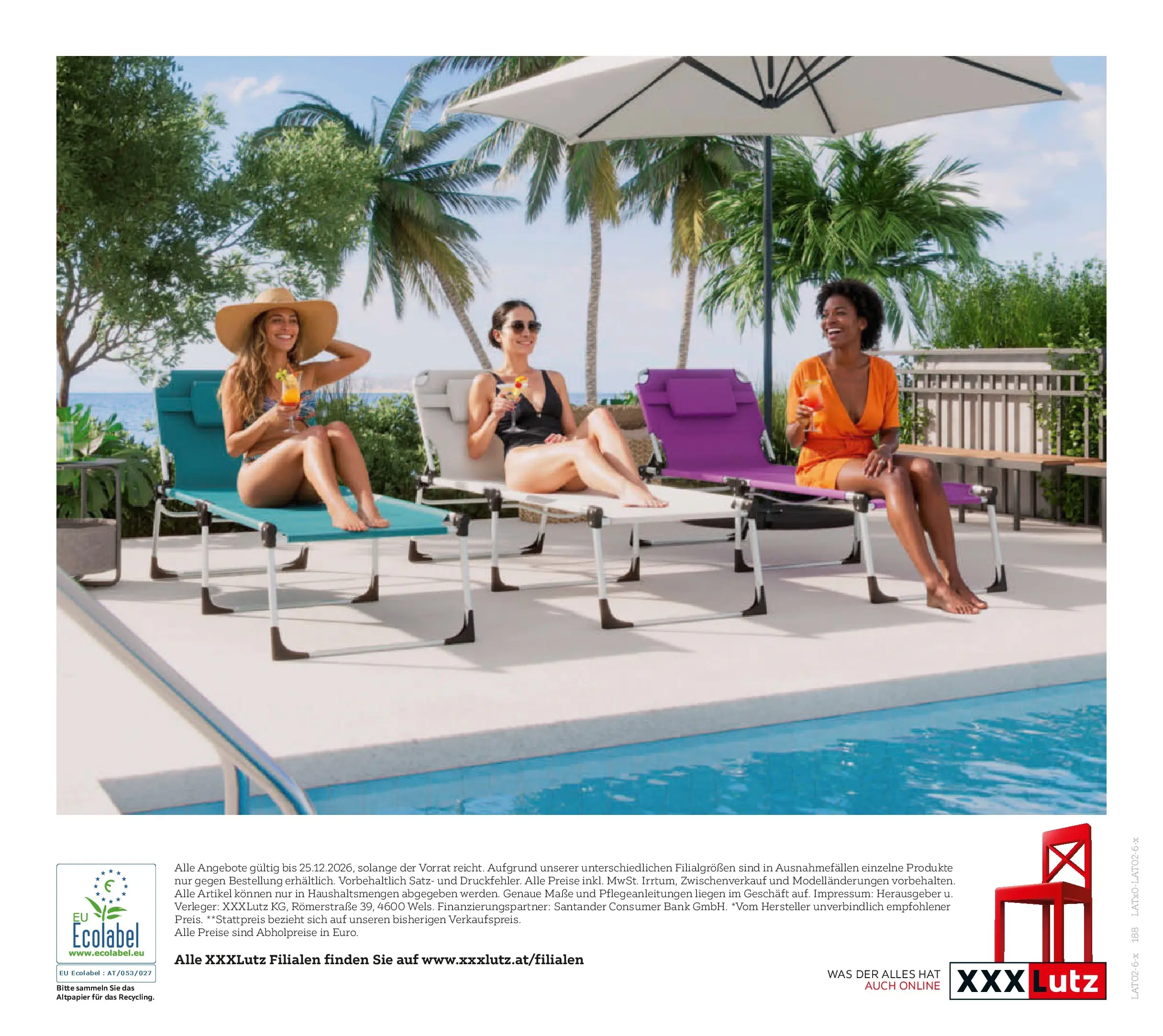 XXXLutz Gartenkatalog von 30.03.2026 - Aktuelle Angebote | Seite: 188