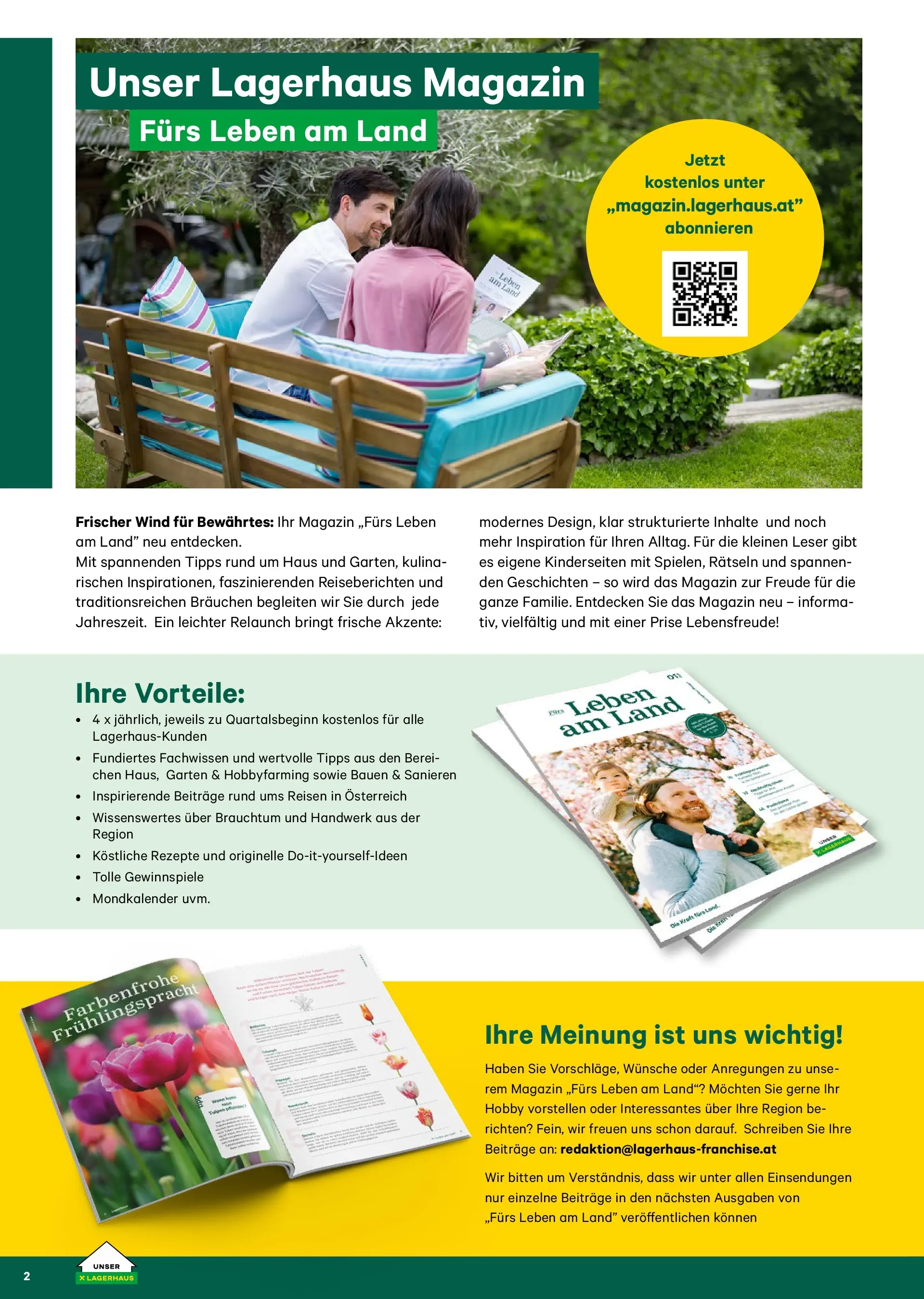 Lagerhaus Garten & Freizeit Katalog 2026 - Regau, Weyer von 01.03.2026 - Aktuelle Angebote | Seite: 2