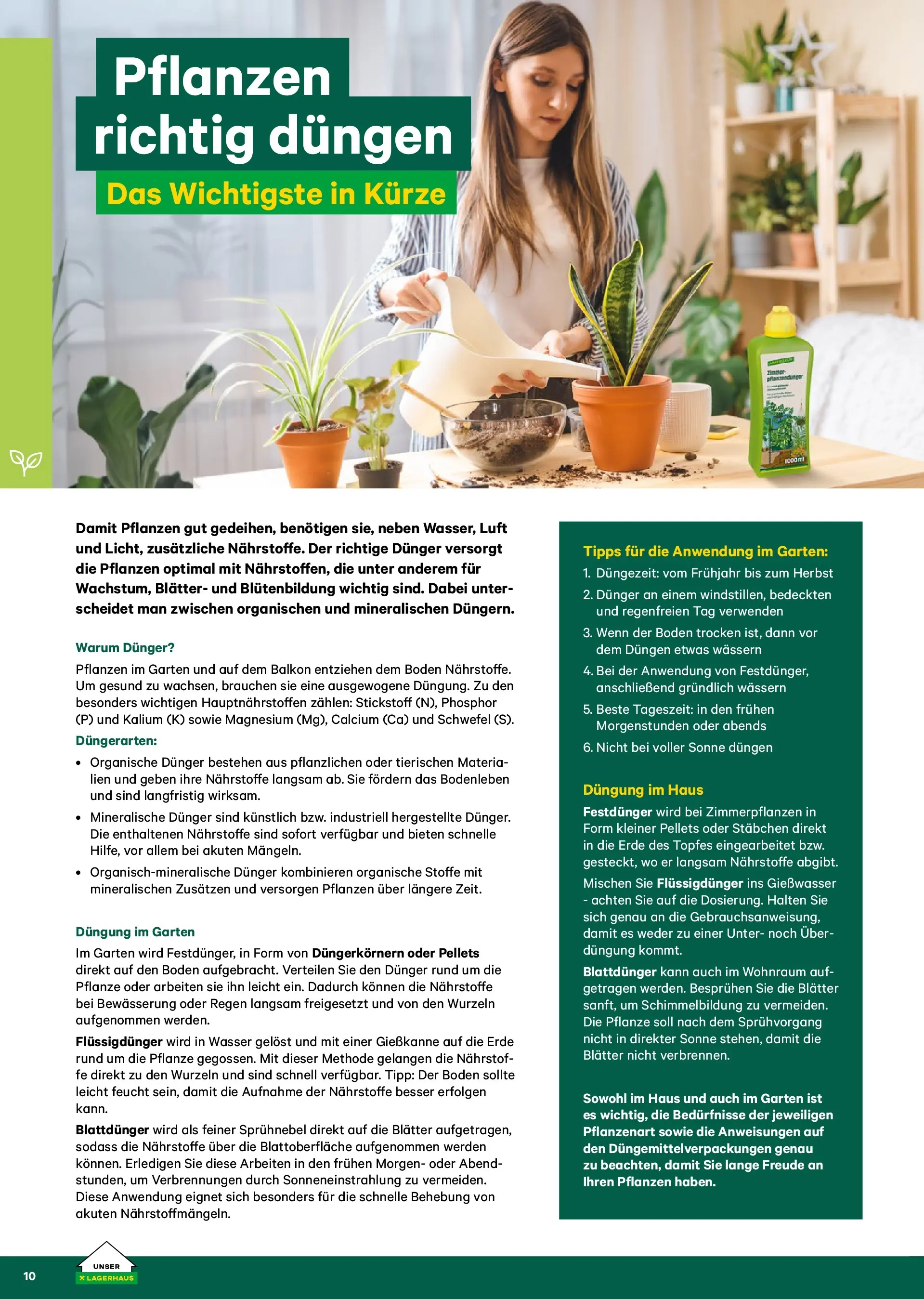 Lagerhaus Garten & Freizeit Katalog 2026 - Regau, Weyer von 01.03.2026 - Aktuelle Angebote | Seite: 10 | Produkte: Wasser