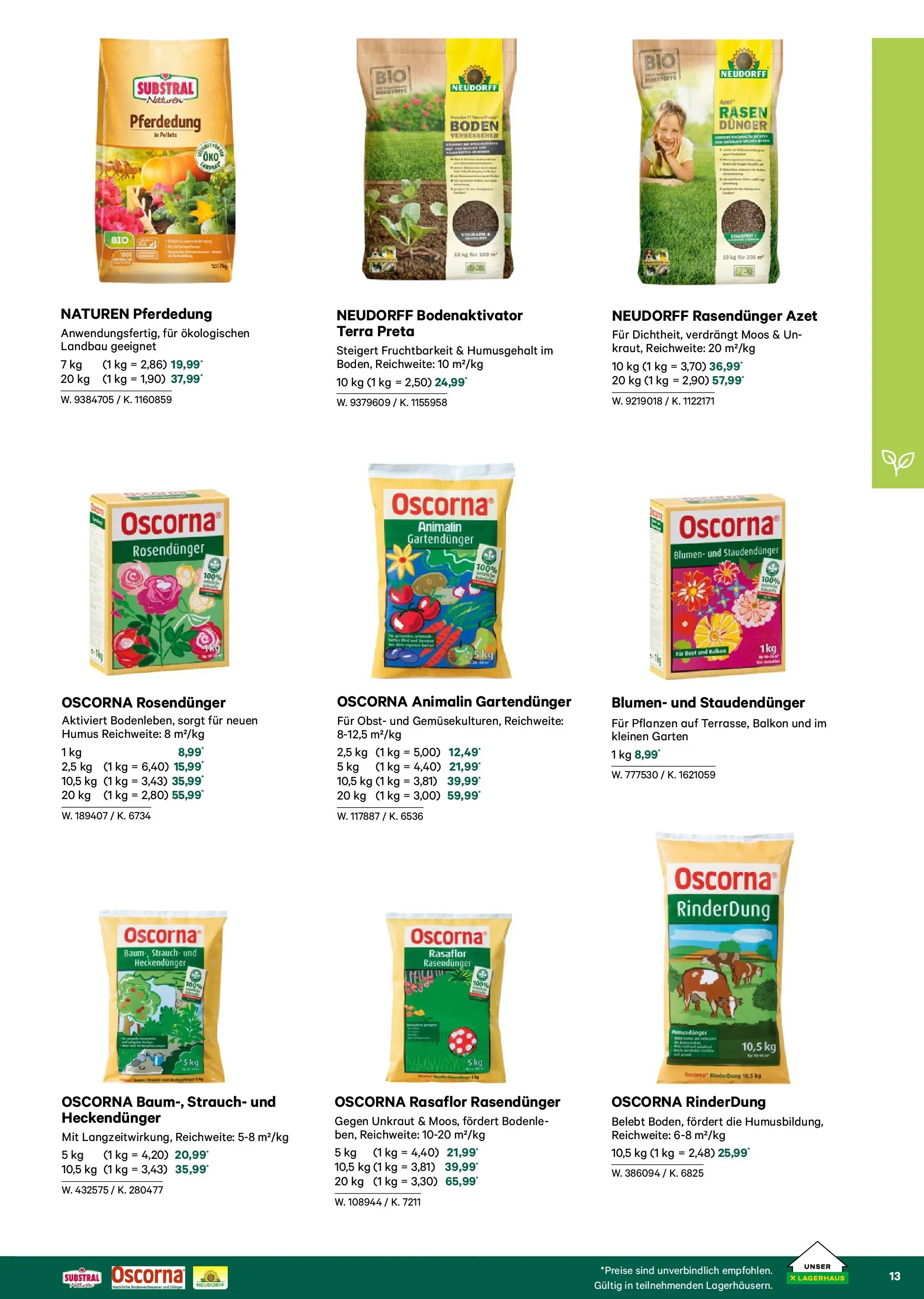 Lagerhaus Garten & Freizeit Katalog 2026 - Regau, Weyer von 01.03.2026 - Aktuelle Angebote | Seite: 13 | Produkte: Obst