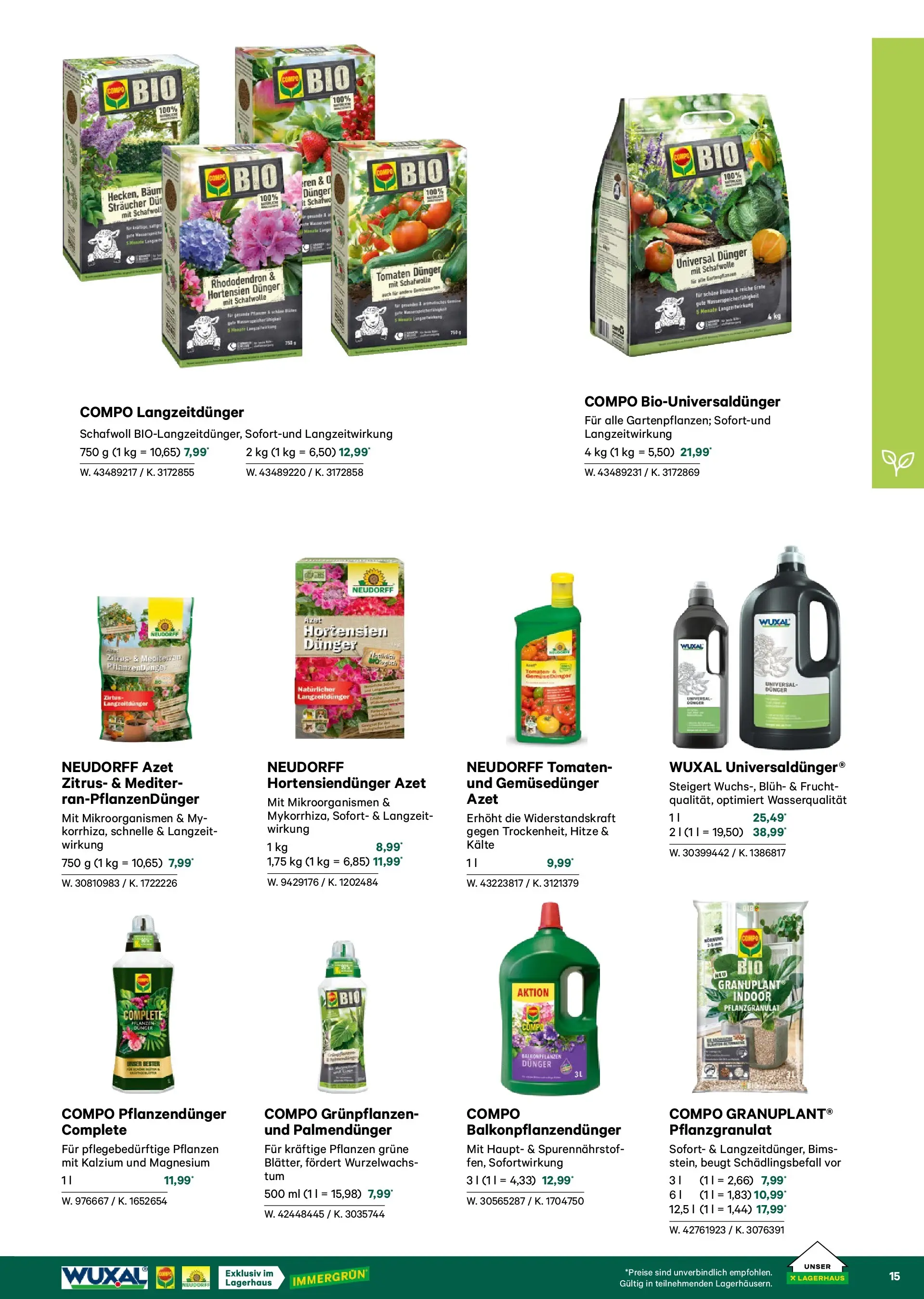 Lagerhaus Garten & Freizeit Katalog 2026 - Regau, Weyer von 01.03.2026 - Aktuelle Angebote | Seite: 15 | Produkte: Tomaten