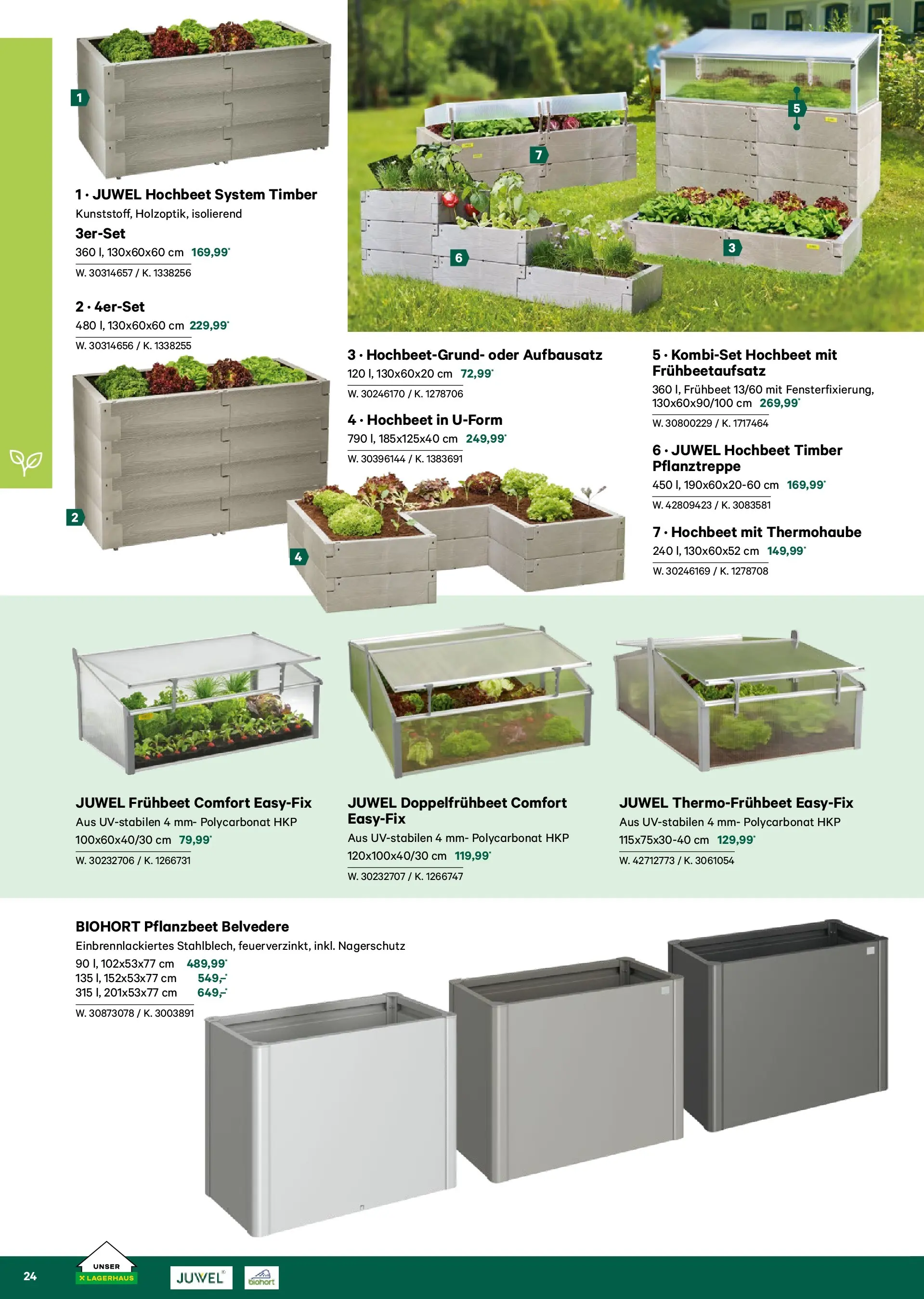 Lagerhaus Garten & Freizeit Katalog 2026 - Regau, Weyer von 01.03.2026 - Aktuelle Angebote | Seite: 24