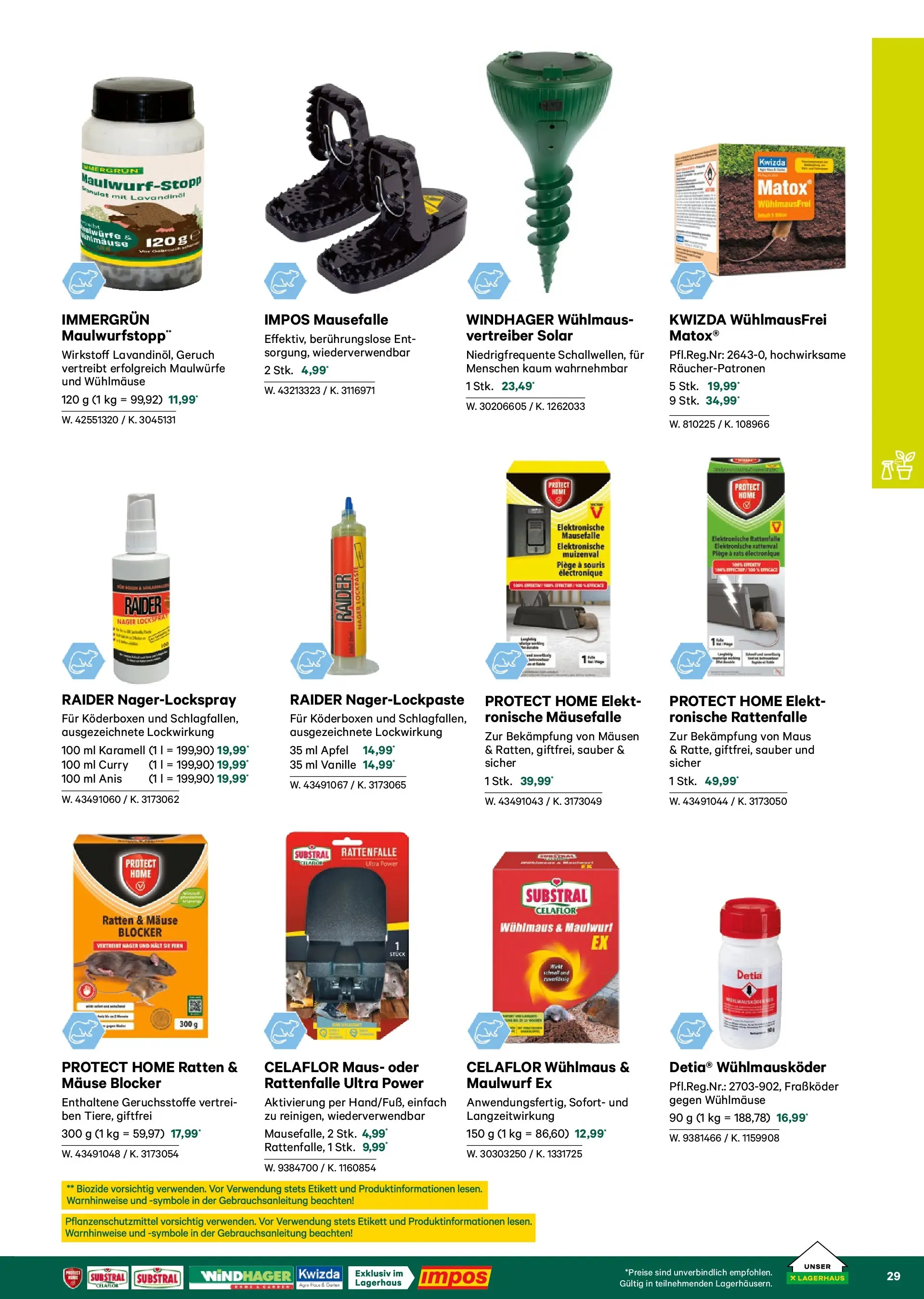 Lagerhaus Garten & Freizeit Katalog 2026 - Regau, Weyer von 01.03.2026 - Aktuelle Angebote | Seite: 29 | Produkte: Maus, Äpfel