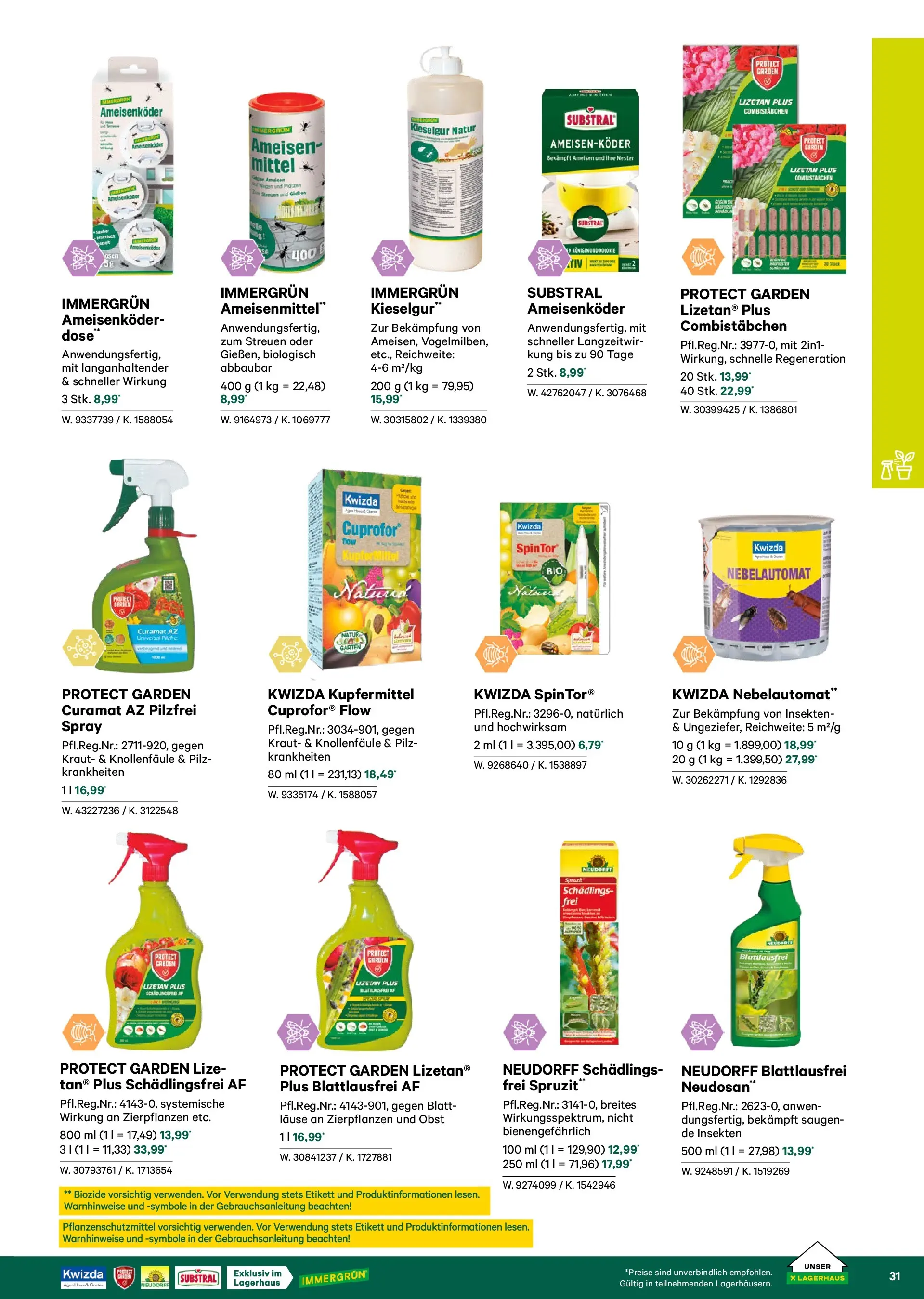 Lagerhaus Garten & Freizeit Katalog 2026 - Regau, Weyer von 01.03.2026 - Aktuelle Angebote | Seite: 31 | Produkte: Obst, Kraut