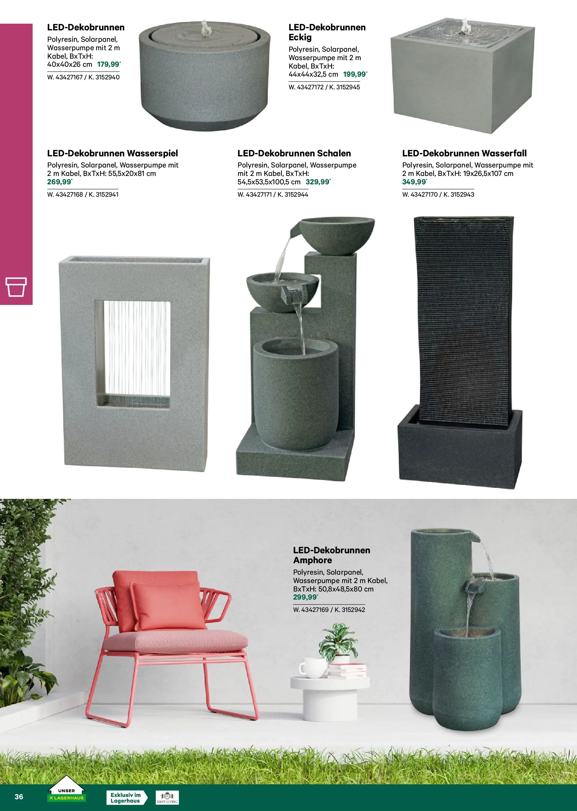 Lagerhaus Garten & Freizeit Katalog 2026 - Regau, Weyer von 01.03.2026 - Aktuelle Angebote | Seite: 36