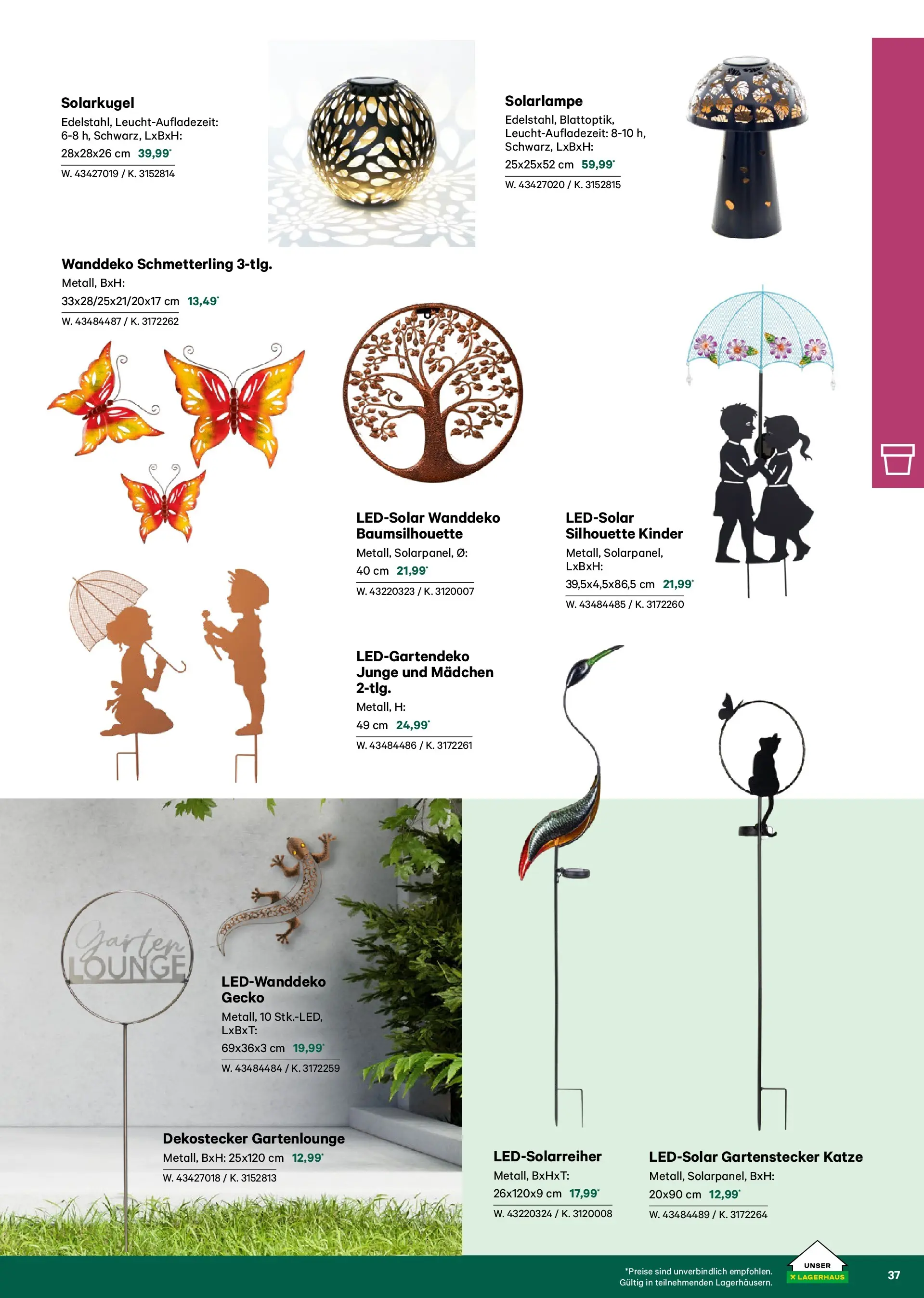 Lagerhaus Garten & Freizeit Katalog 2026 - Regau, Weyer von 01.03.2026 - Aktuelle Angebote | Seite: 37