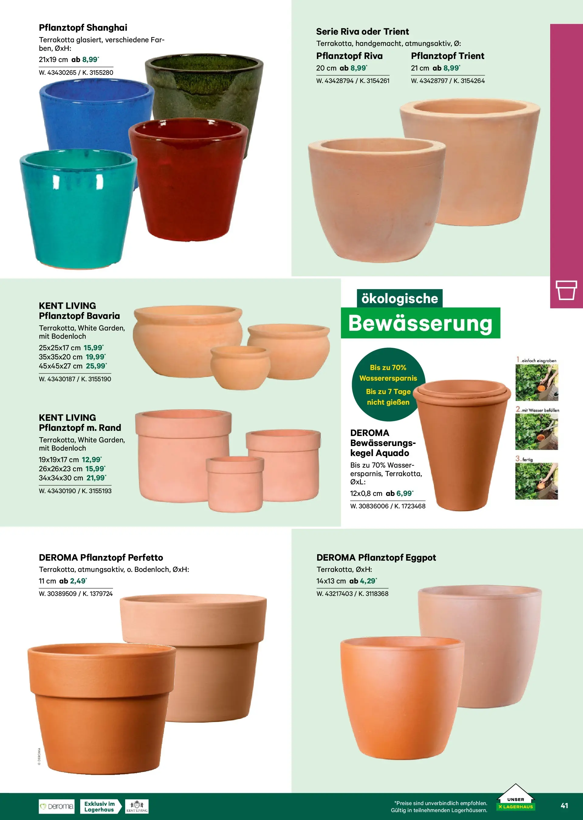 Lagerhaus Garten & Freizeit Katalog 2026 - Regau, Weyer von 01.03.2026 - Aktuelle Angebote | Seite: 41 | Produkte: Wasser