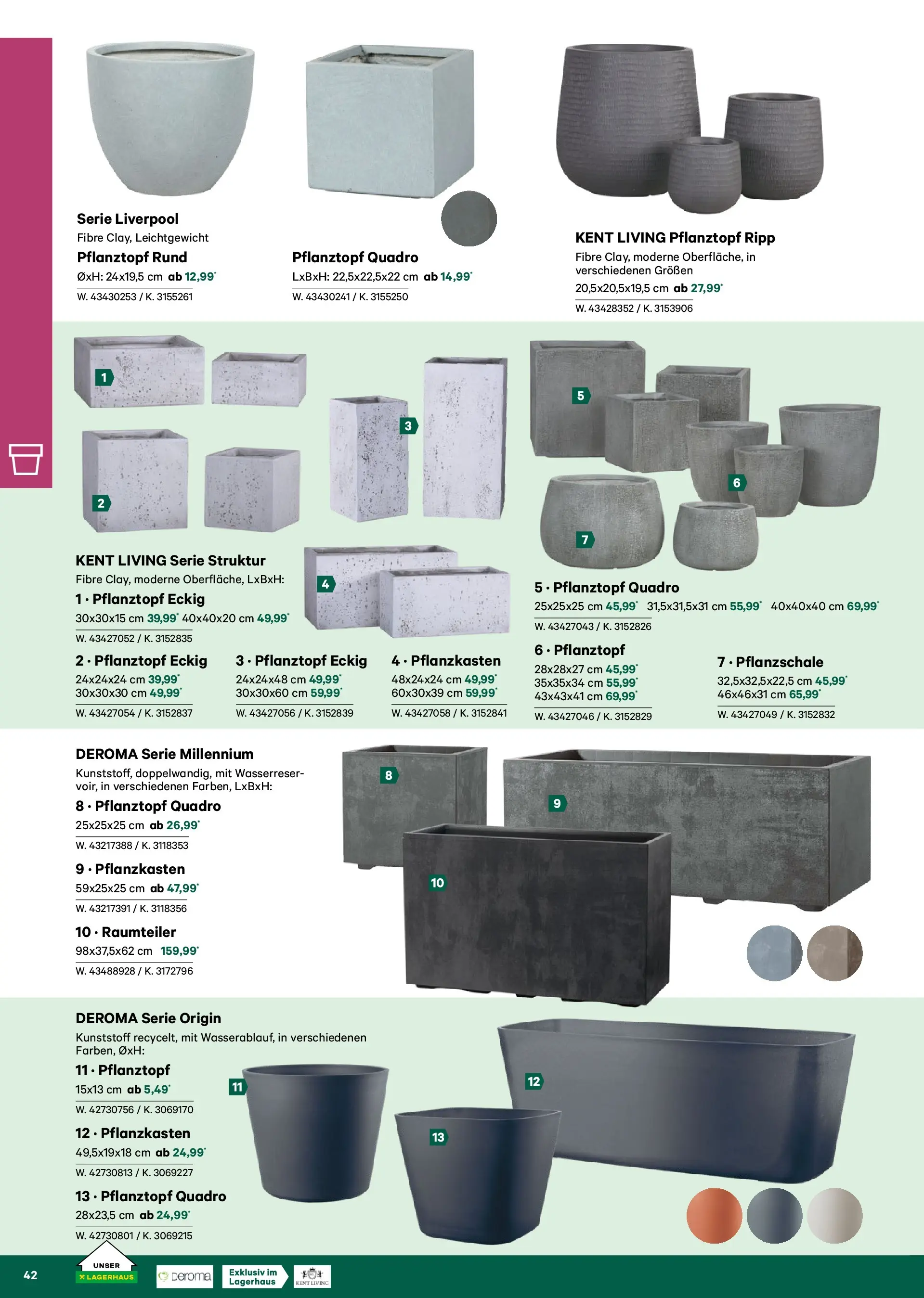 Lagerhaus Garten & Freizeit Katalog 2026 - Regau, Weyer von 01.03.2026 - Aktuelle Angebote | Seite: 42