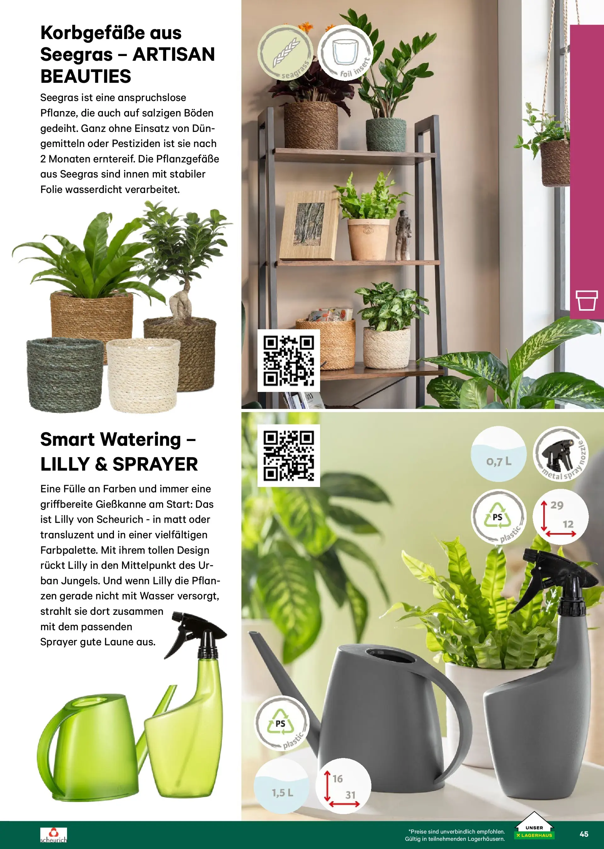 Lagerhaus Garten & Freizeit Katalog 2026 - Regau, Weyer von 01.03.2026 - Aktuelle Angebote | Seite: 45 | Produkte: Wasser