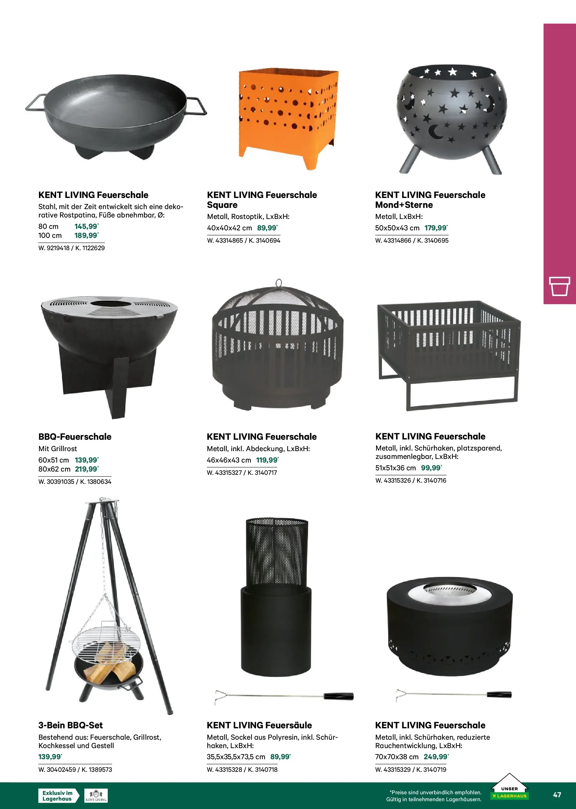 Lagerhaus Garten & Freizeit Katalog 2026 - Regau, Weyer von 01.03.2026 - Aktuelle Angebote | Seite: 47