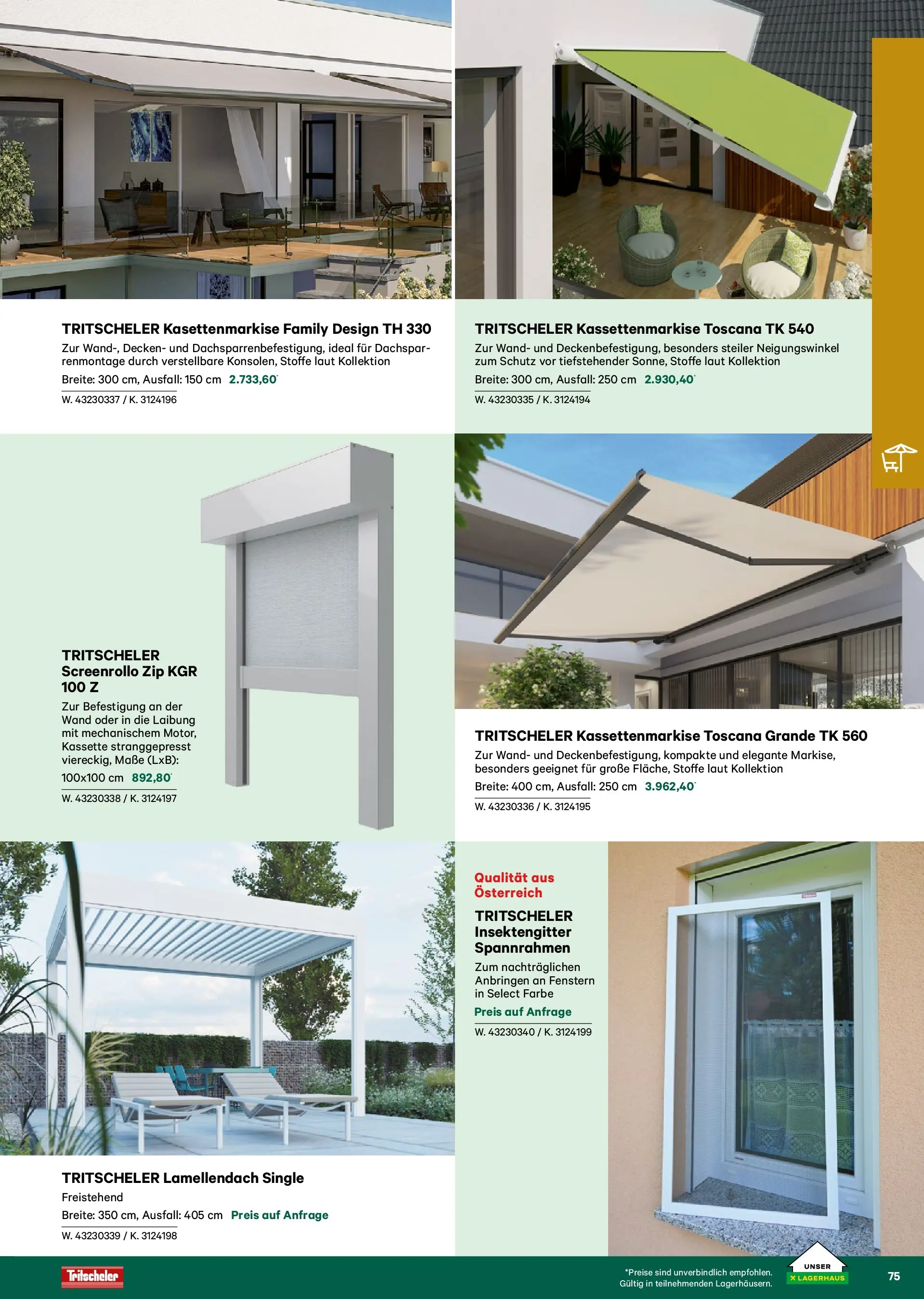 Lagerhaus Garten & Freizeit Katalog 2026 - Regau, Weyer von 01.03.2026 - Aktuelle Angebote | Seite: 75