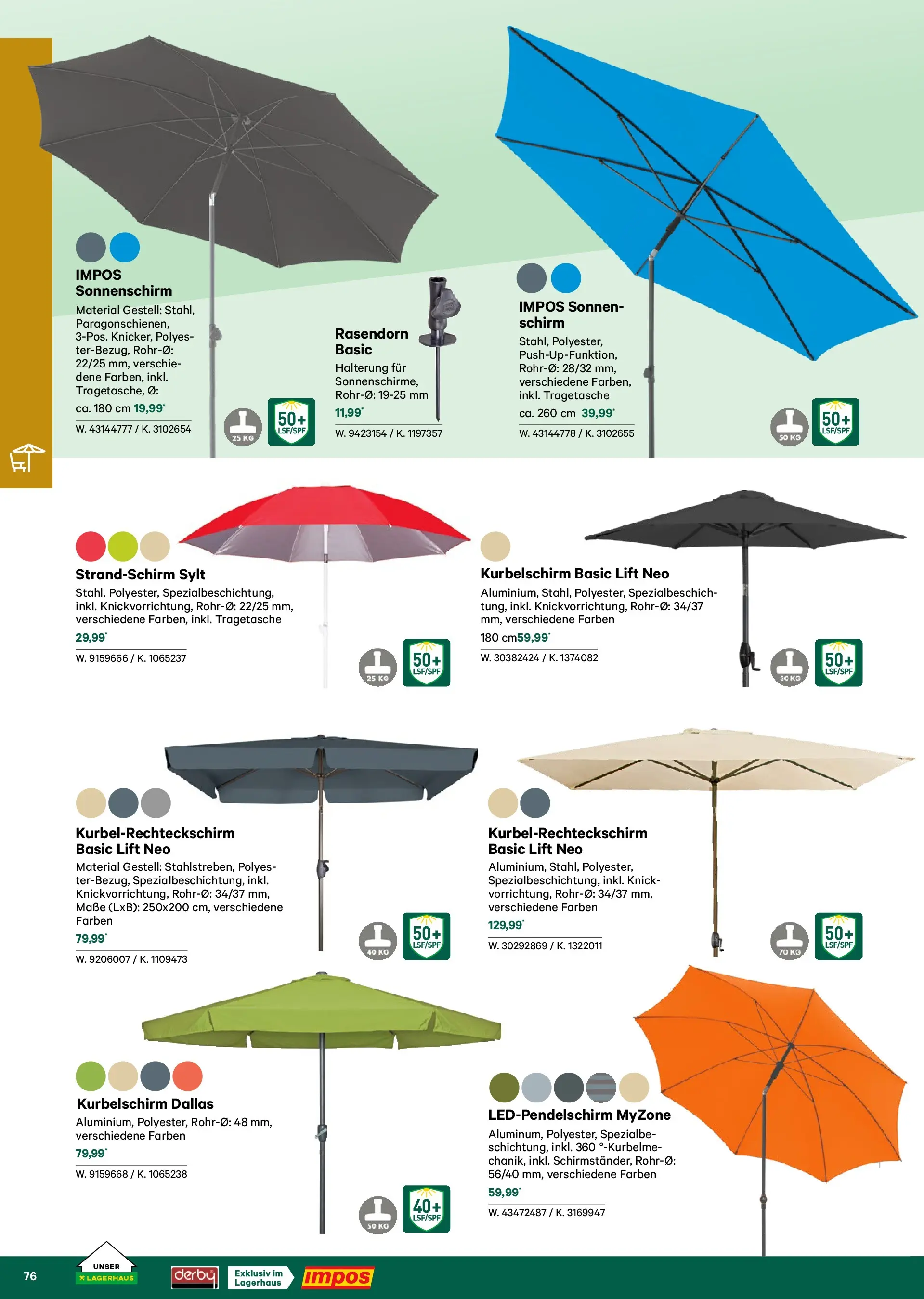 Lagerhaus Garten & Freizeit Katalog 2026 - Regau, Weyer von 01.03.2026 - Aktuelle Angebote | Seite: 76