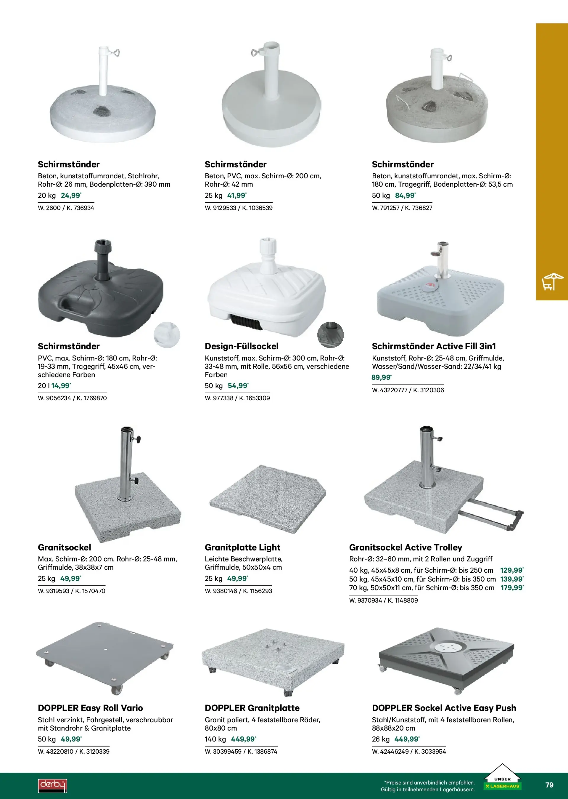 Lagerhaus Garten & Freizeit Katalog 2026 - Regau, Weyer von 01.03.2026 - Aktuelle Angebote | Seite: 79