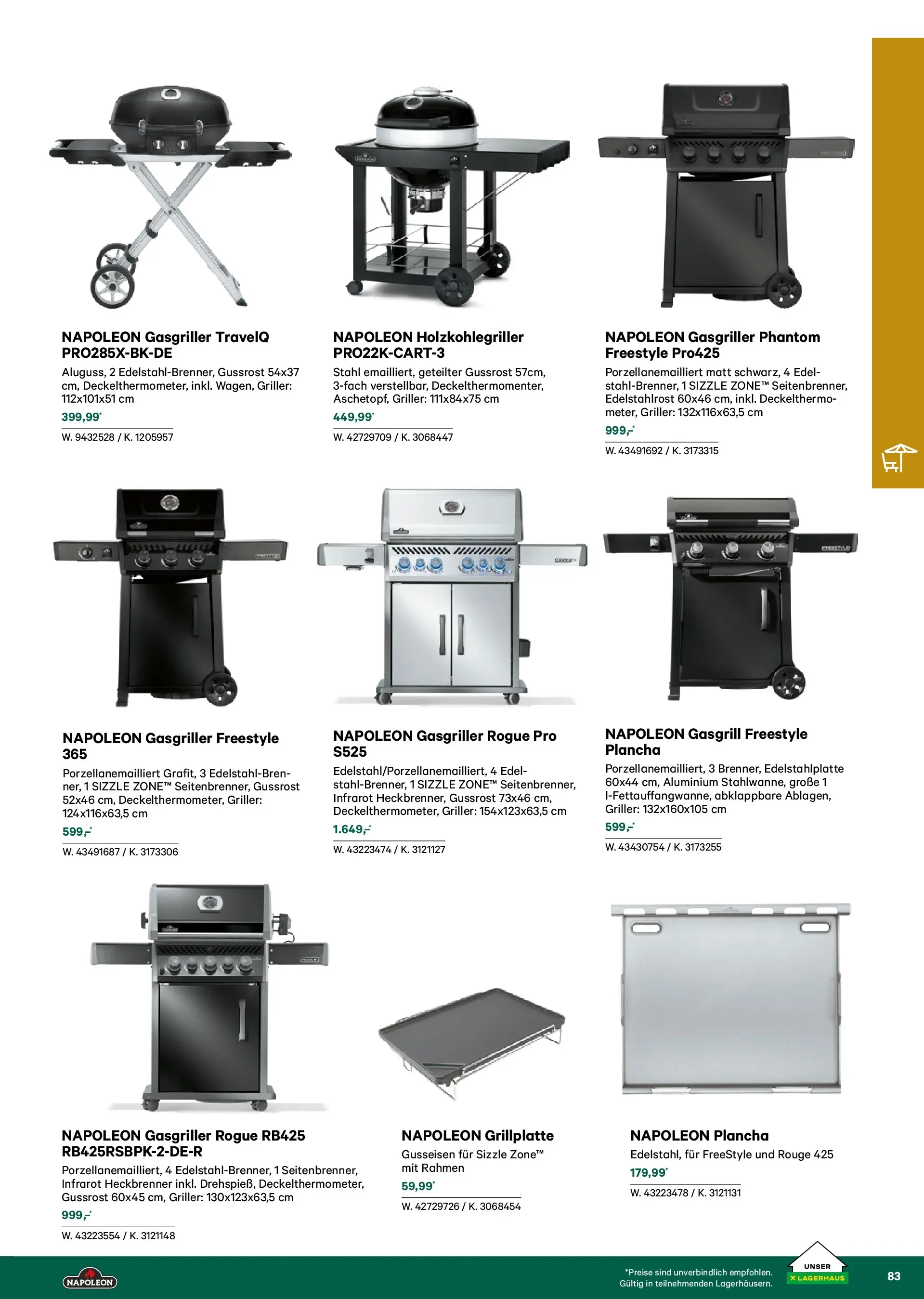 Lagerhaus Garten & Freizeit Katalog 2026 - Regau, Weyer von 01.03.2026 - Aktuelle Angebote | Seite: 83 | Produkte: Rouge