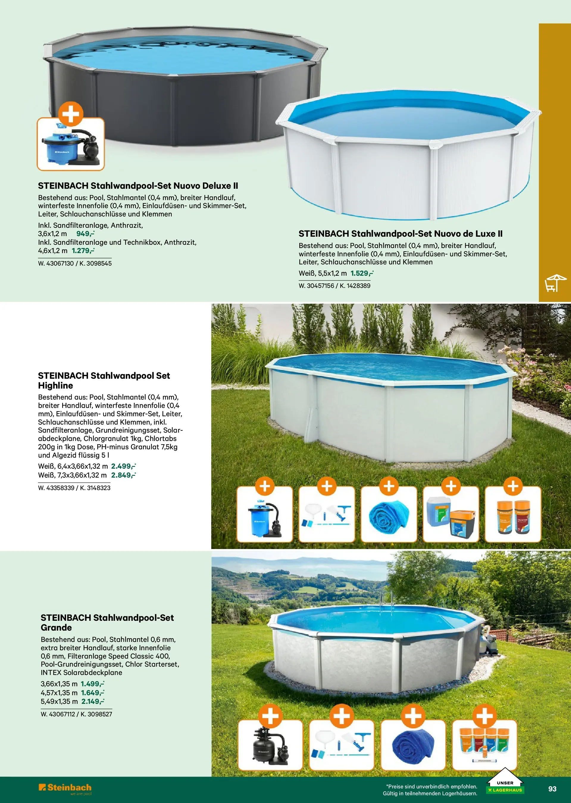 Lagerhaus Garten & Freizeit Katalog 2026 - Regau, Weyer von 01.03.2026 - Aktuelle Angebote | Seite: 93