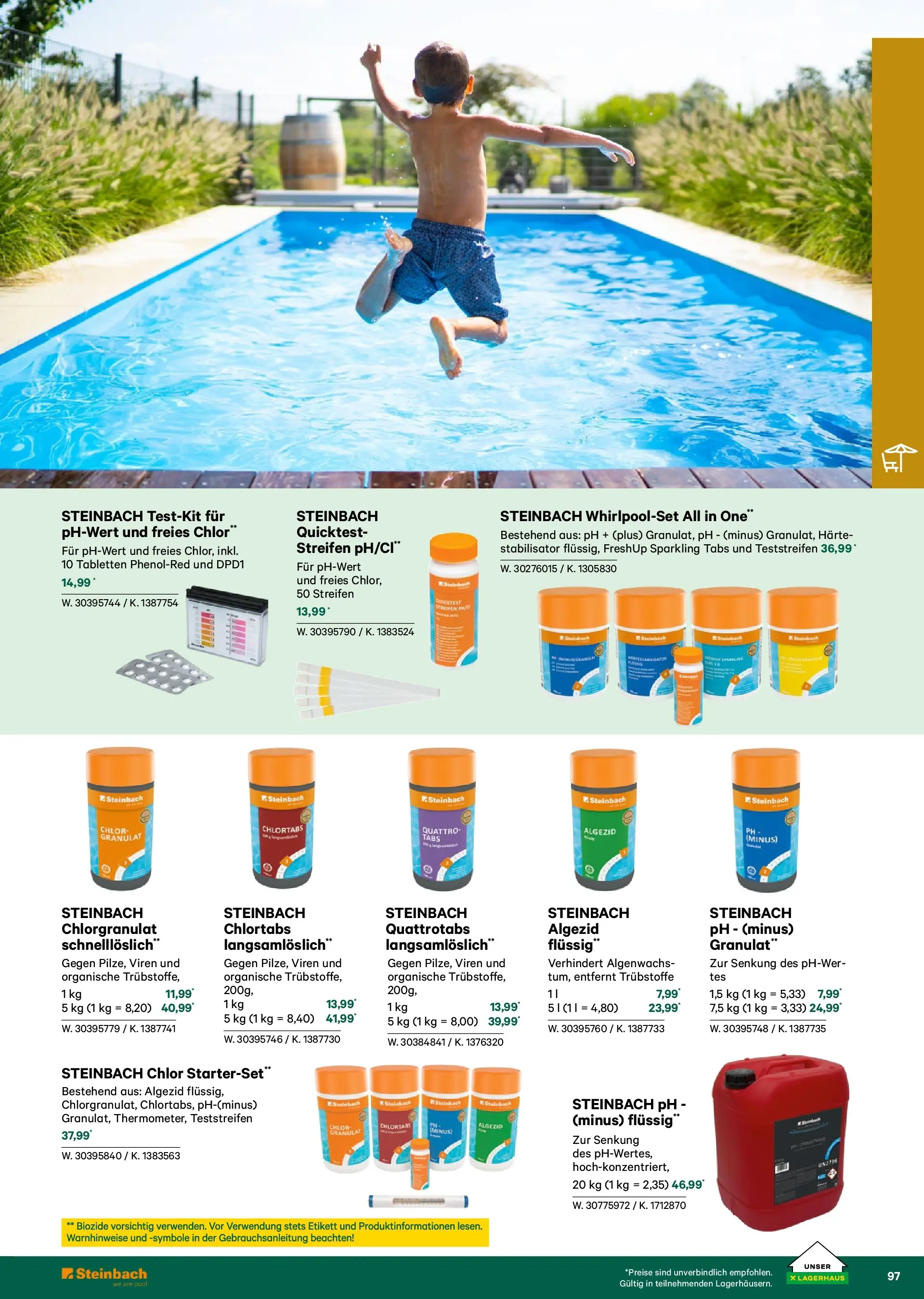 Lagerhaus Garten & Freizeit Katalog 2026 - Regau, Weyer von 01.03.2026 - Aktuelle Angebote | Seite: 97