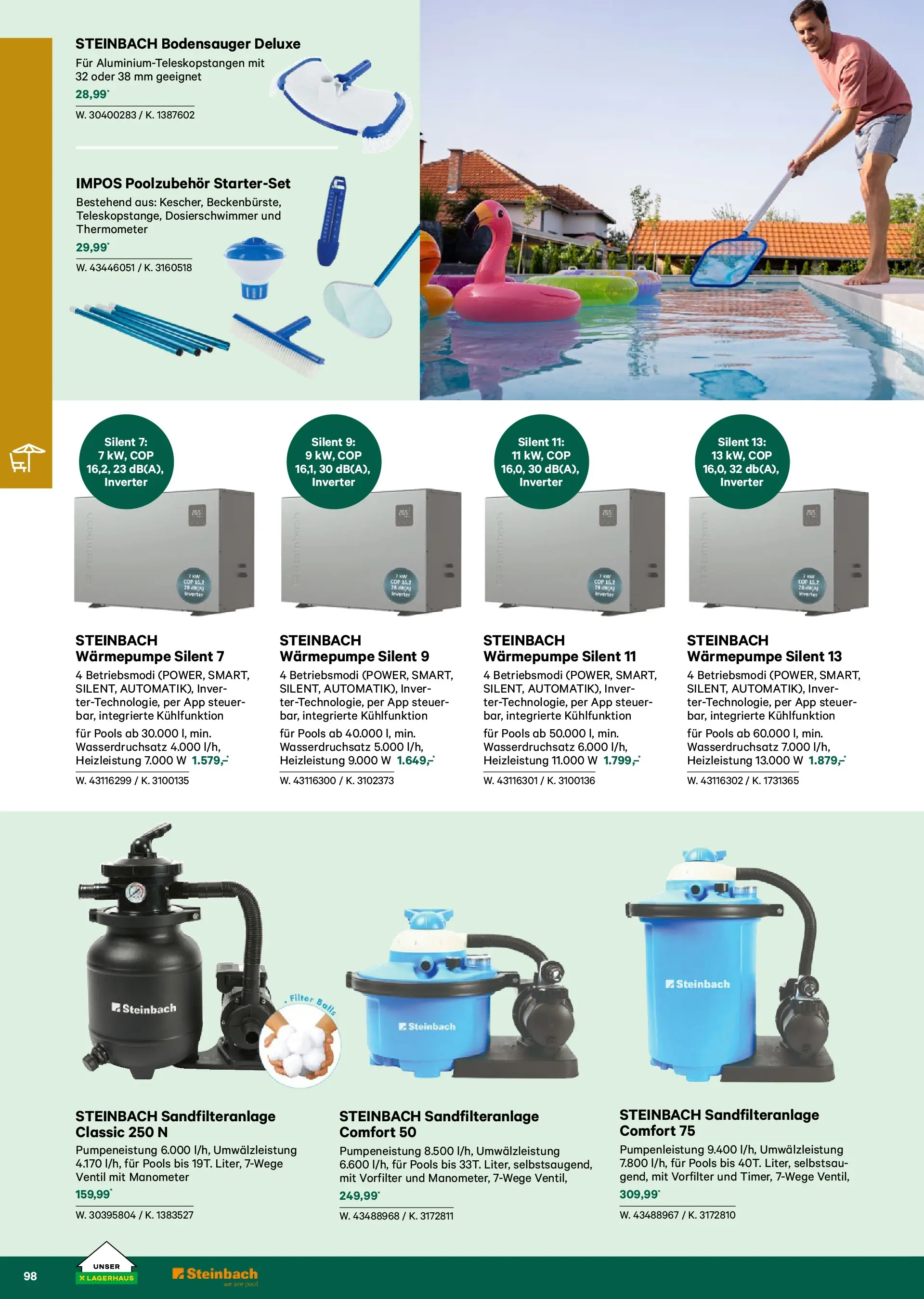 Lagerhaus Garten & Freizeit Katalog 2026 - Regau, Weyer von 01.03.2026 - Aktuelle Angebote | Seite: 98 | Produkte: Manometer, Thermometer