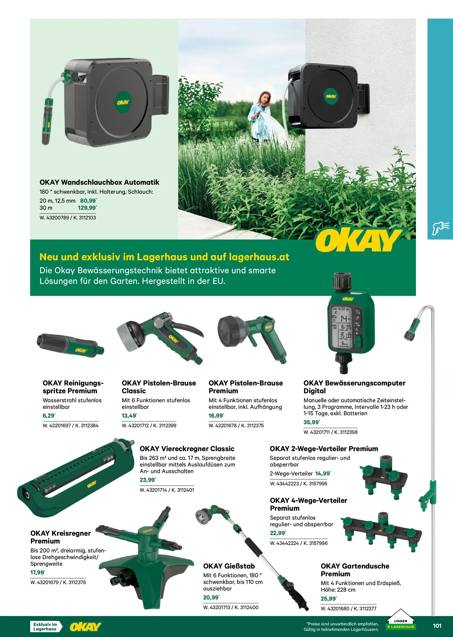 Lagerhaus Garten & Freizeit Katalog 2026 - Regau, Weyer von 01.03.2026 - Aktuelle Angebote | Seite: 101