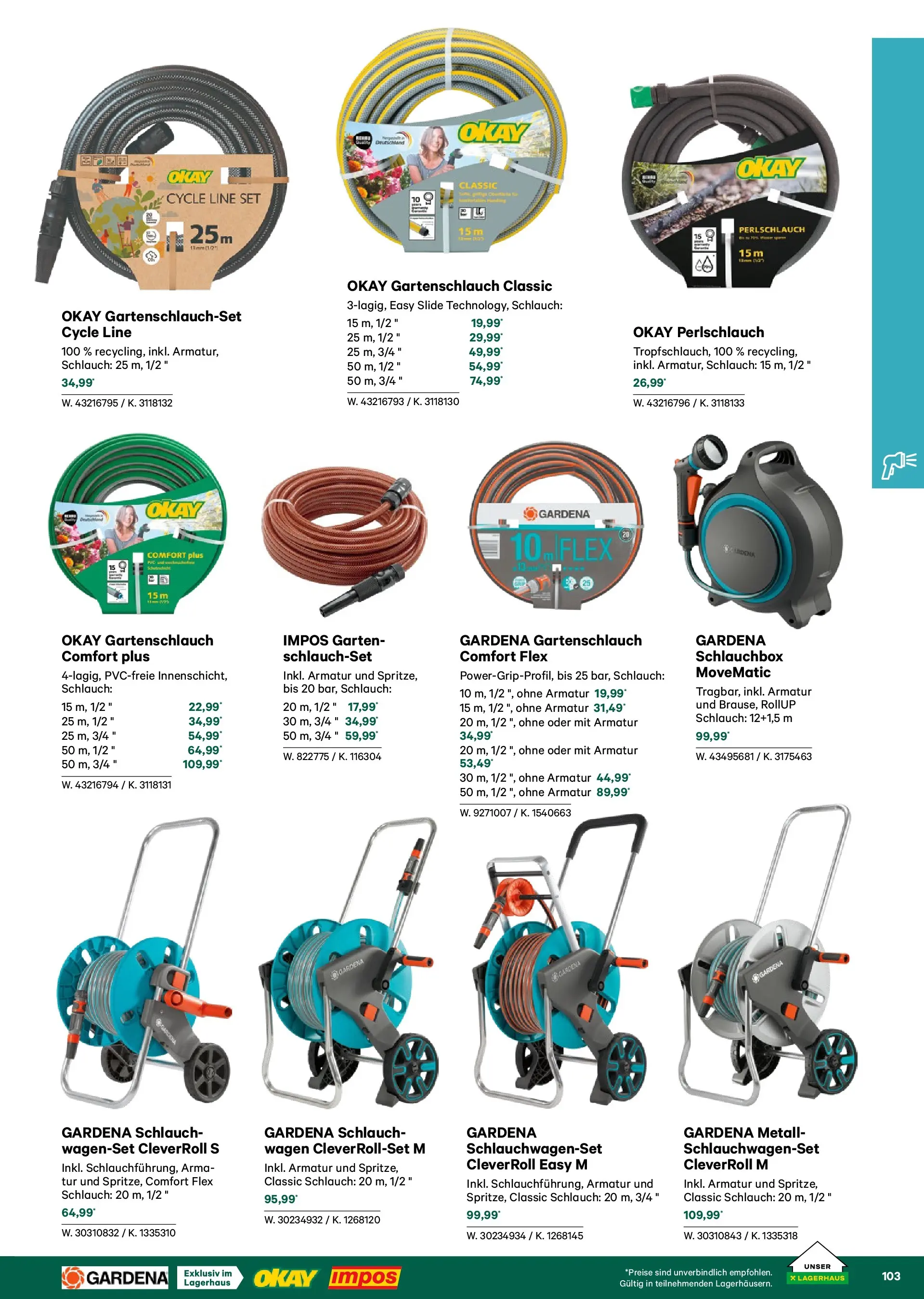 Lagerhaus Garten & Freizeit Katalog 2026 - Regau, Weyer von 01.03.2026 - Aktuelle Angebote | Seite: 103