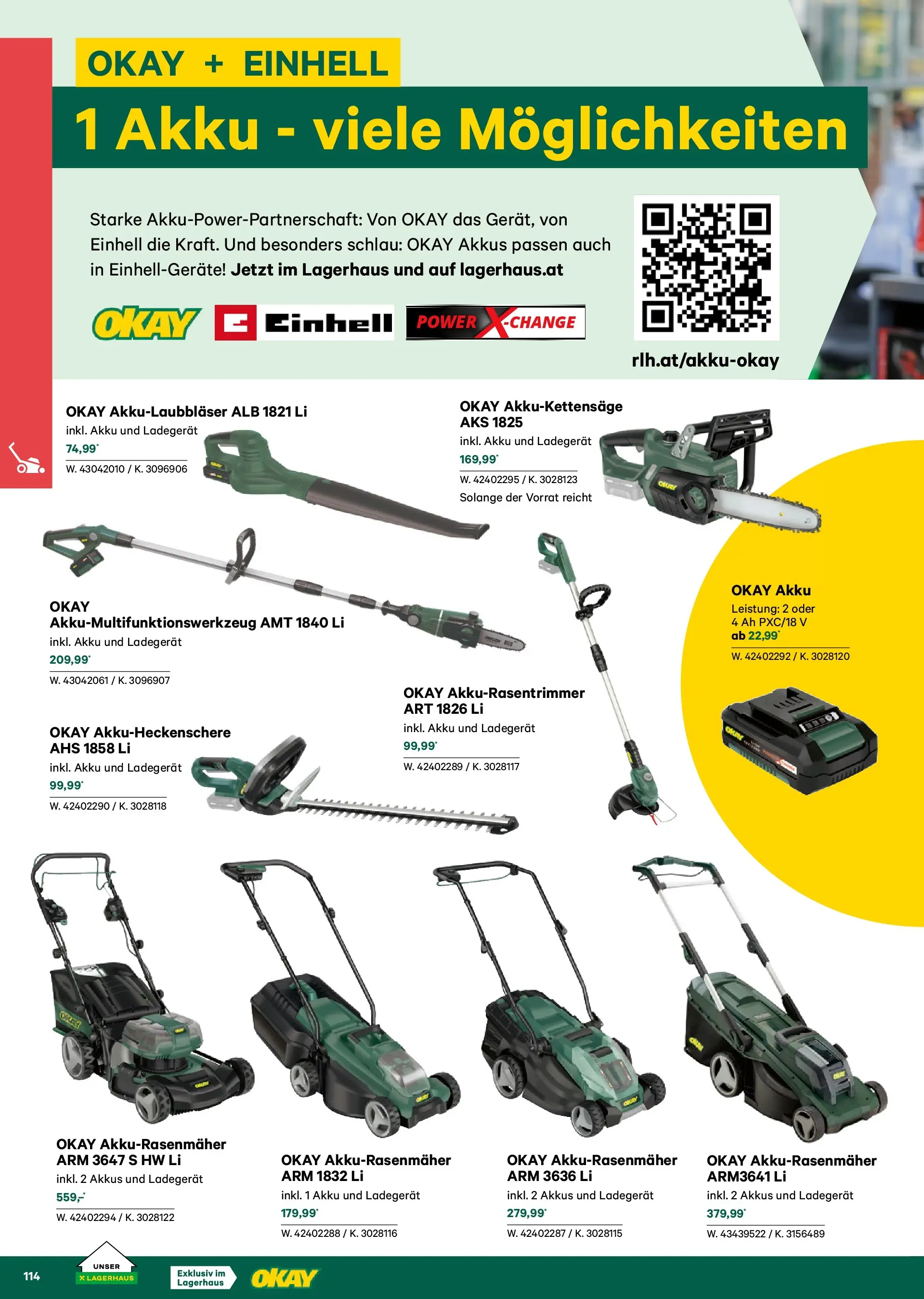 Lagerhaus Garten & Freizeit Katalog 2026 - Regau, Weyer von 01.03.2026 - Aktuelle Angebote | Seite: 114